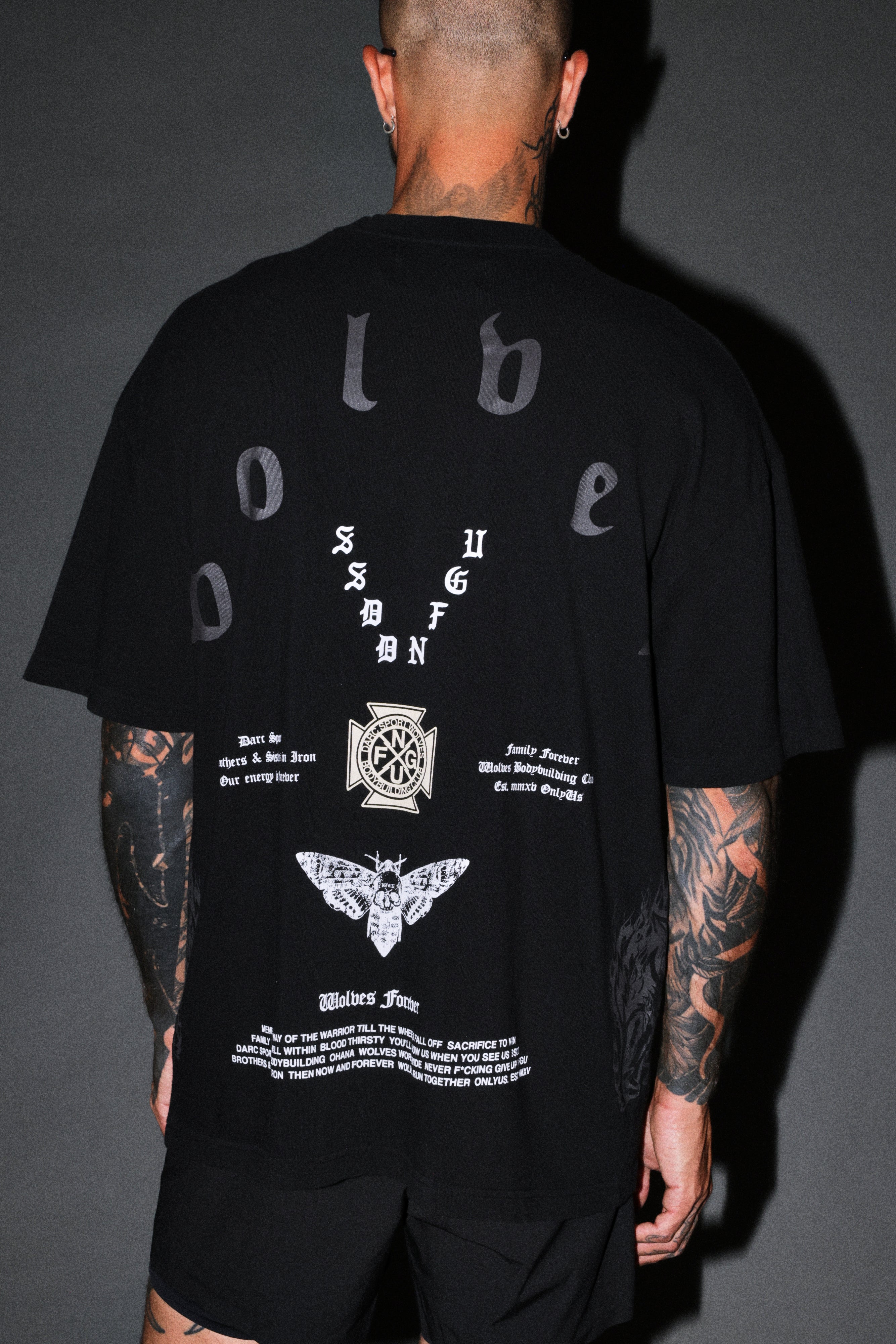 Lineage Frvr Premium Oversized Tee in Black