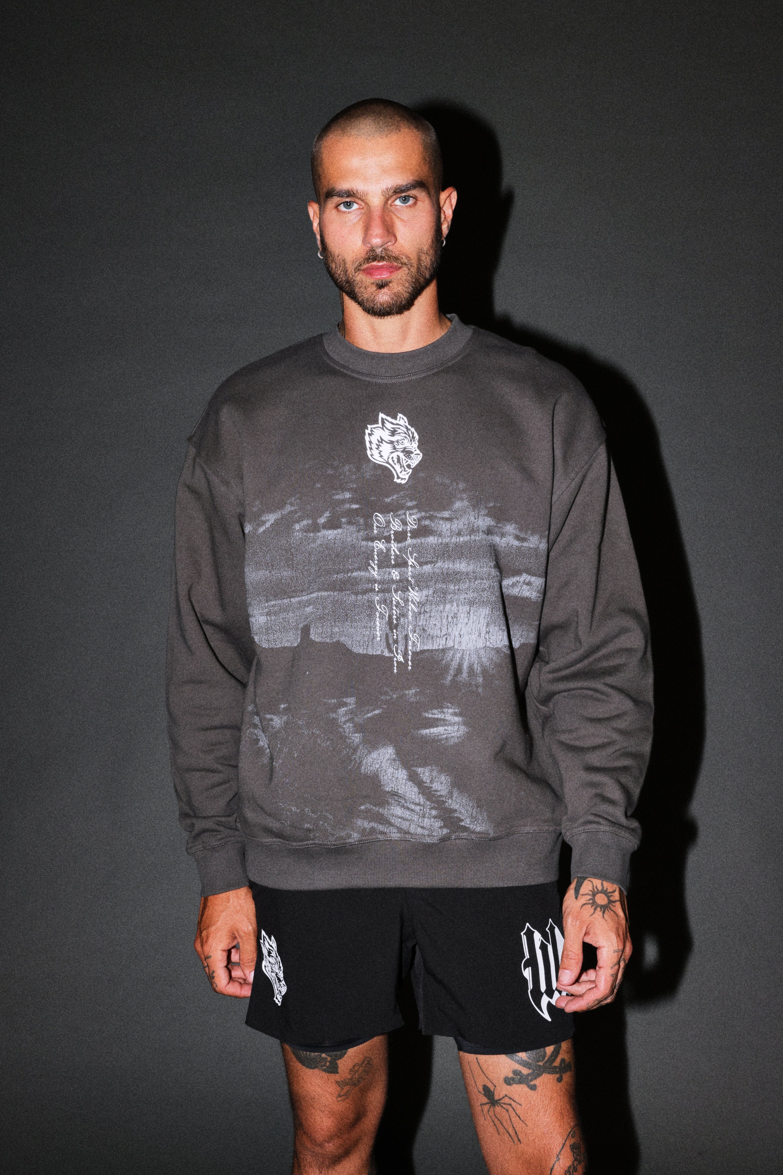 Our Journey London Crewneck in Wolf Gray