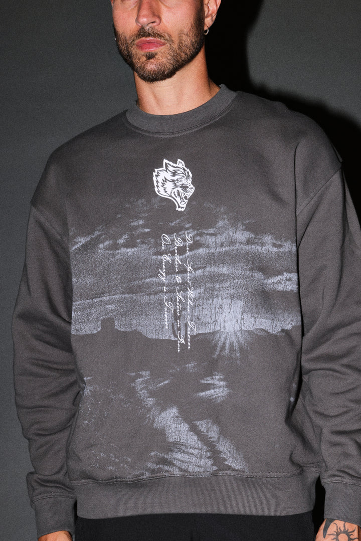 Our Journey London Crewneck in Wolf Gray