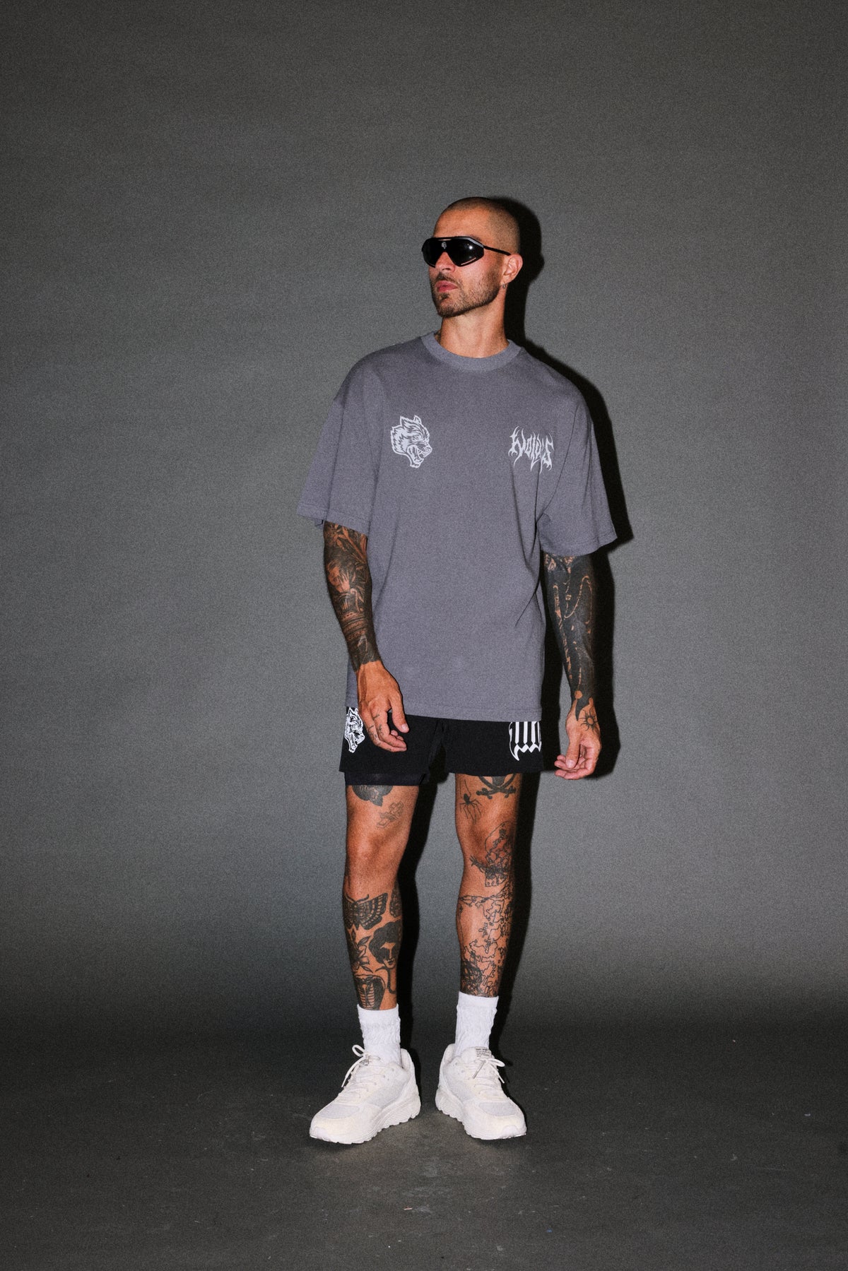 Hesh Core V2 Premium Oversized Tee in Slate Gray