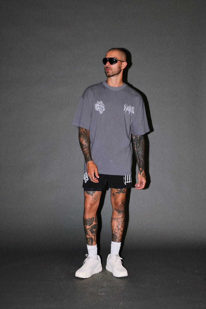 Hesh Core V2 Premium Oversized Tee in Slate Gray