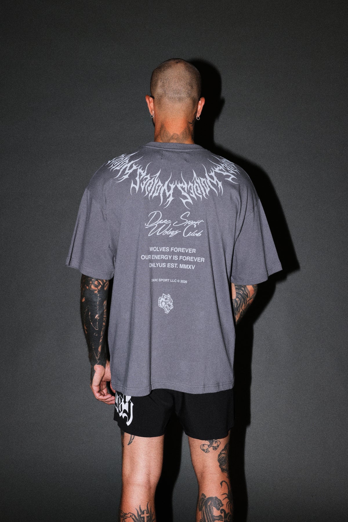 Hesh Core V2 Premium Oversized Tee in Slate Gray