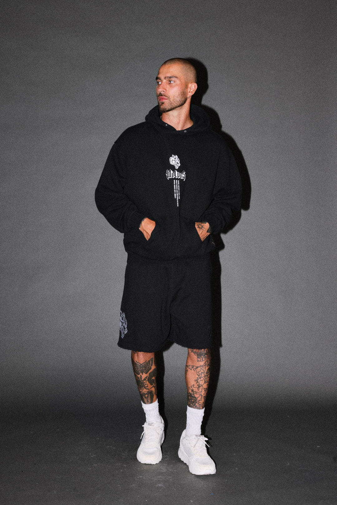 Free Will V2 Pierce Hoodie in Black