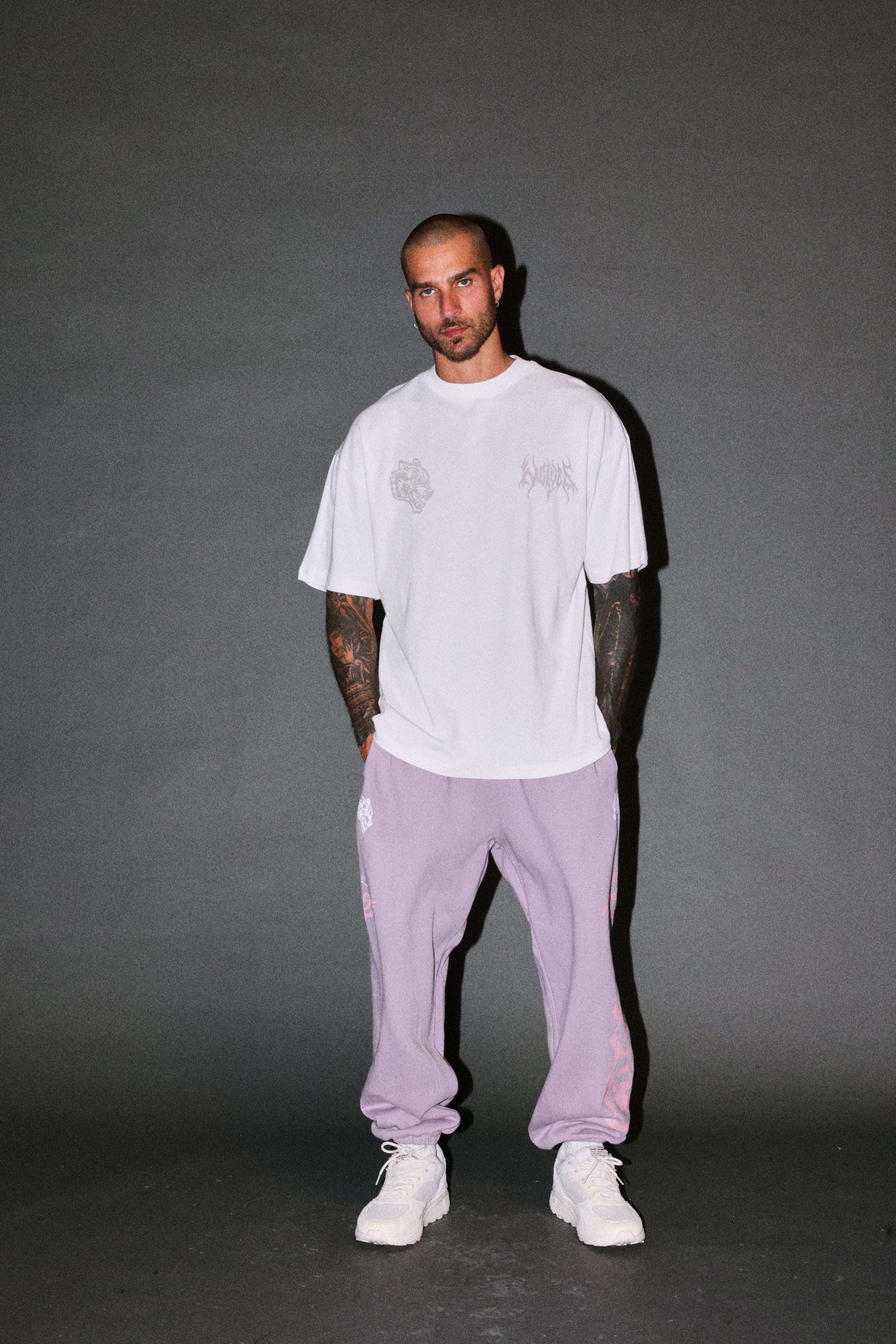 Free Will V2 Lightweight Lounger Sweat Pants in Purple Smoke