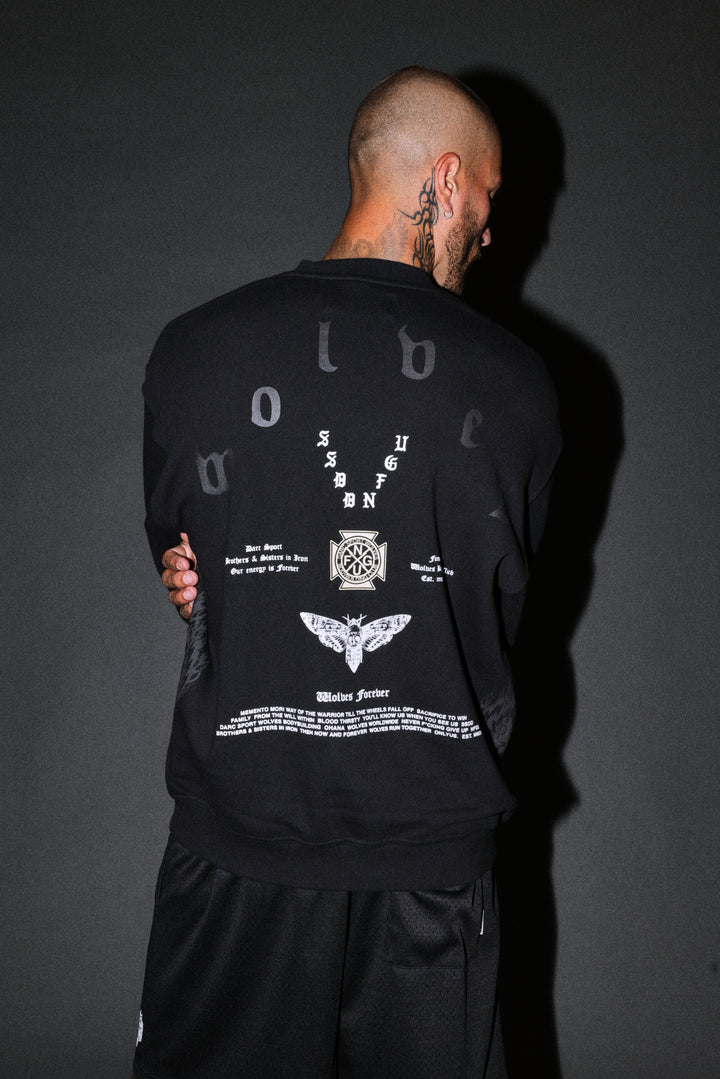 Lineage Frvr London Crewneck in Black