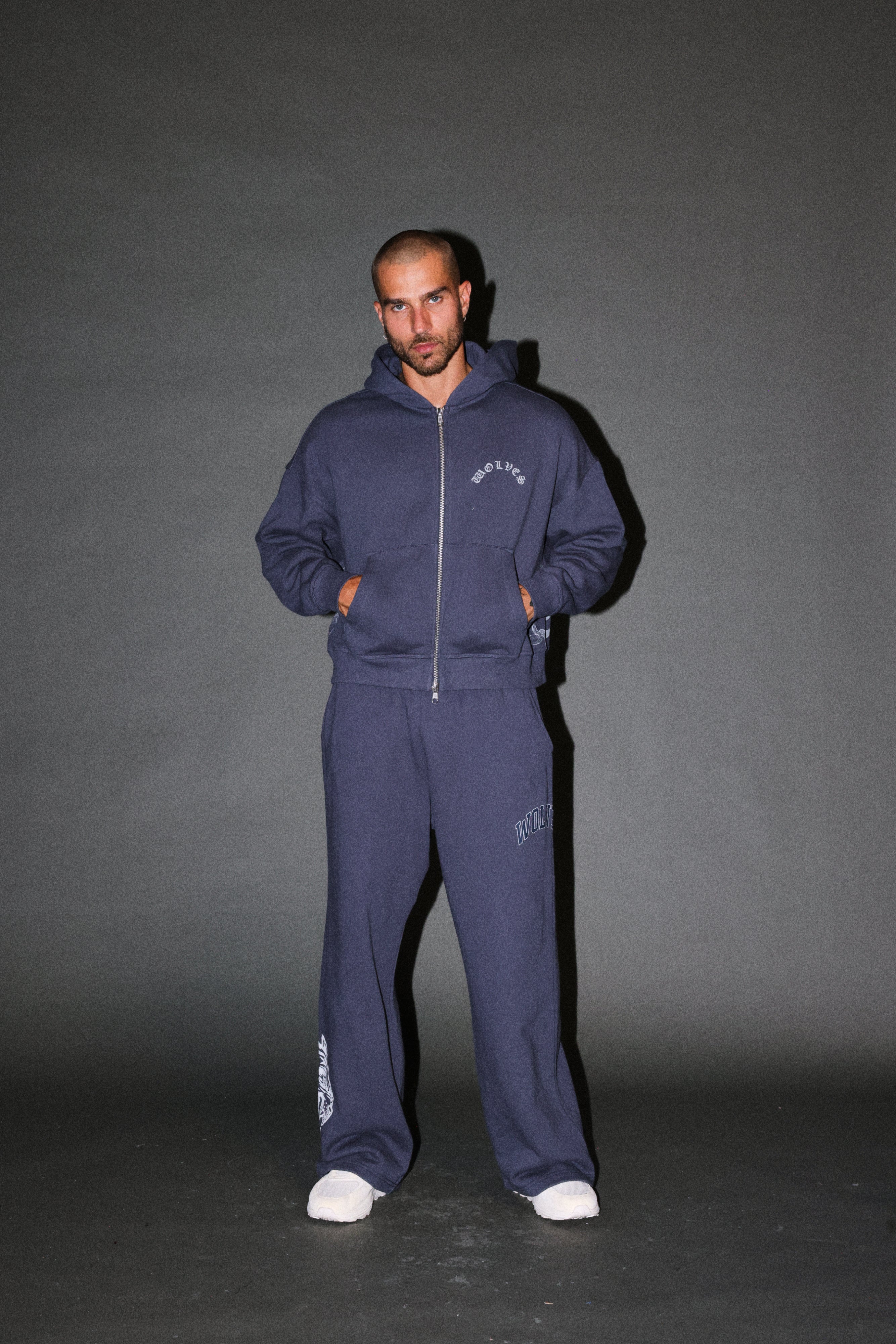 Loyalty Frvr Lennox Sweat Pants in Storm Blue