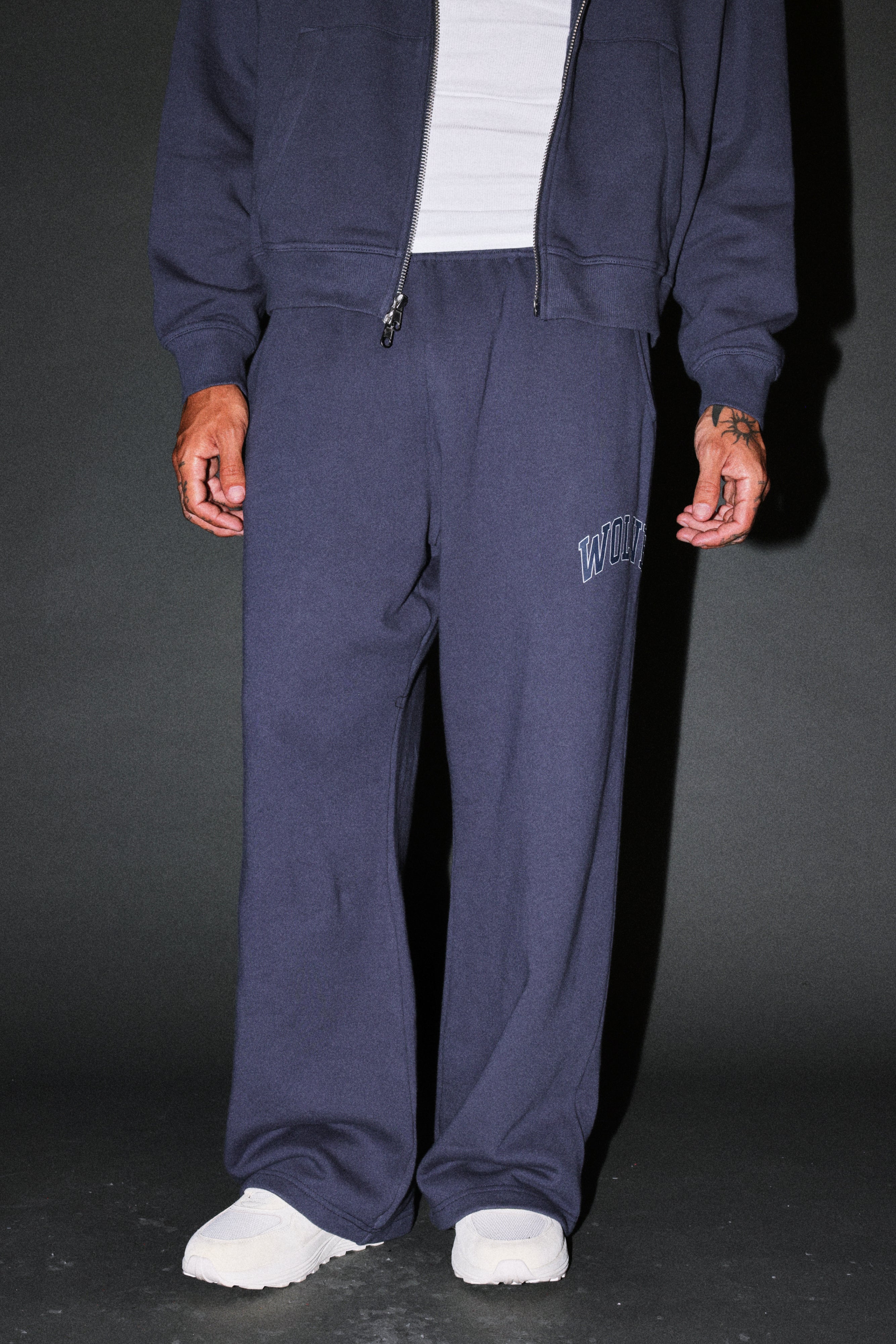 Loyalty Frvr Lennox Sweat Pants in Storm Blue