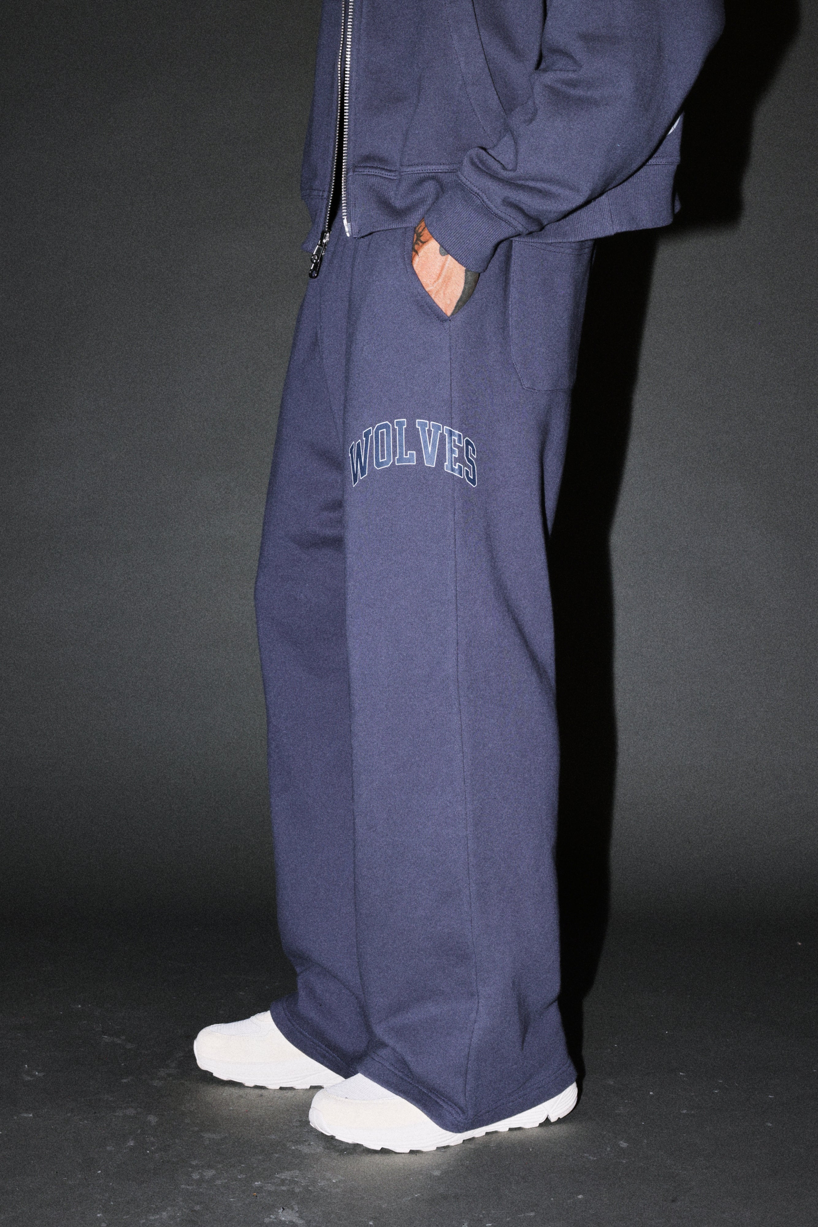 Loyalty Frvr Lennox Sweat Pants in Storm Blue