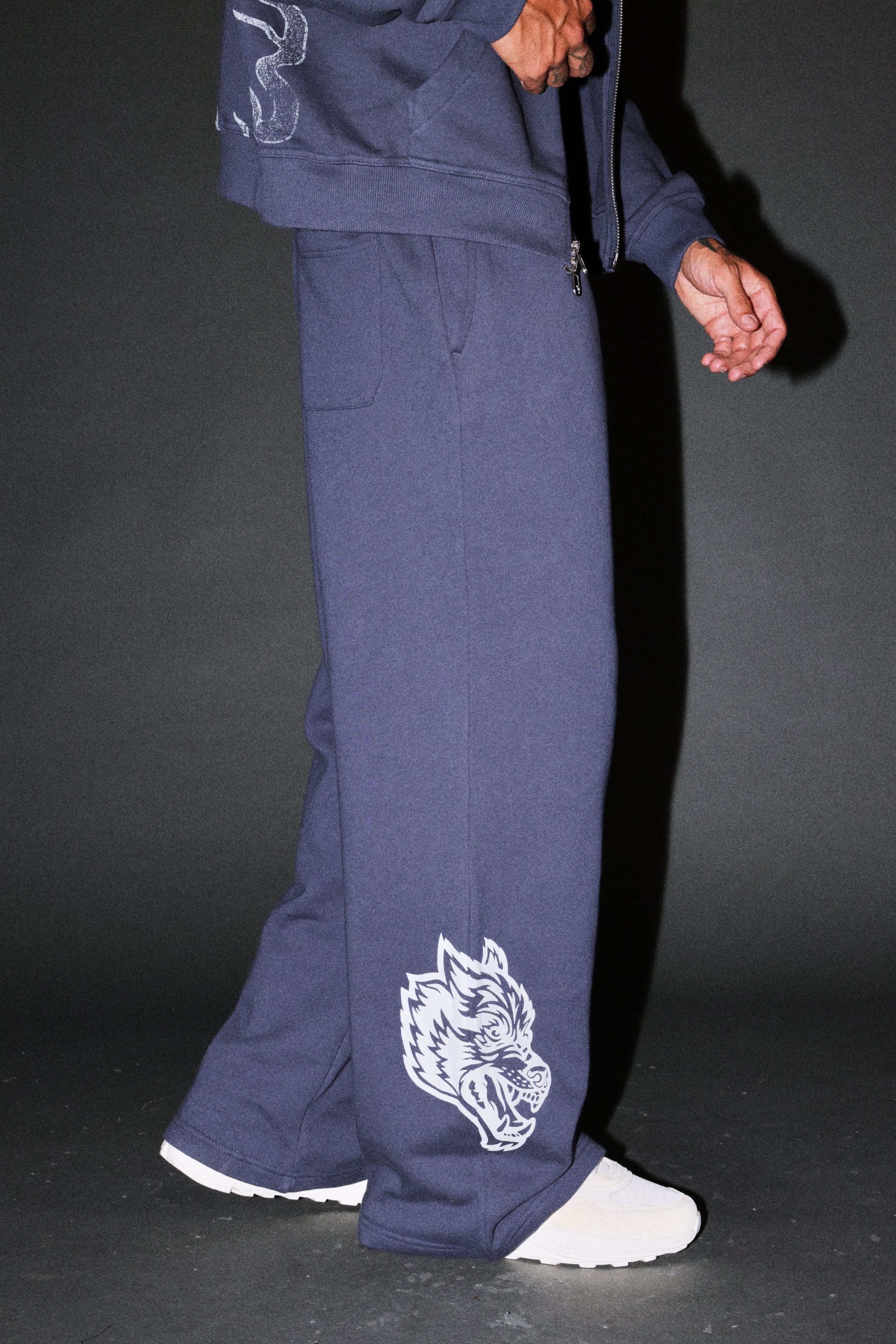 Loyalty Frvr Lennox Sweat Pants in Storm Blue