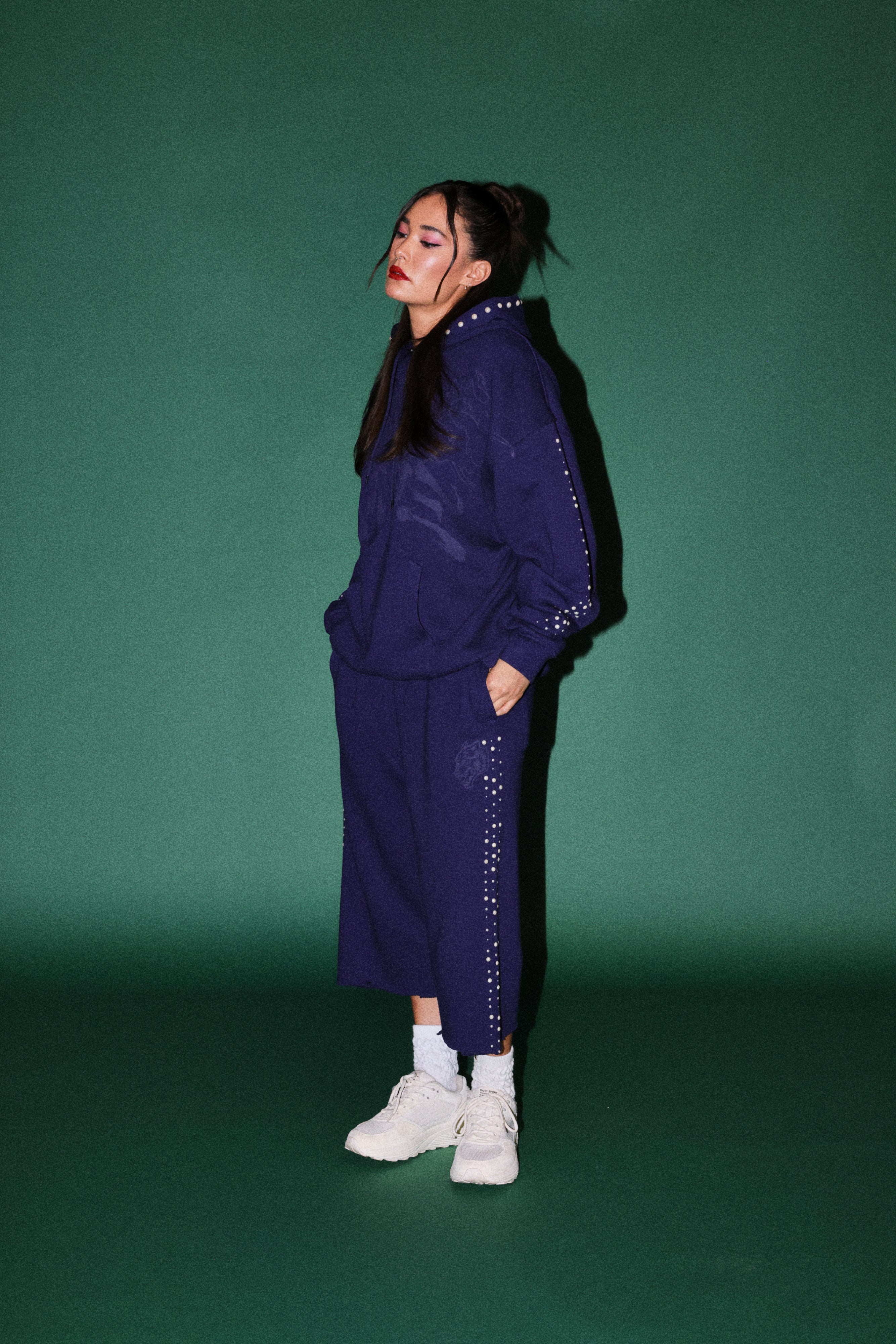 Okami Forever Bishop Hoodie in Royal Navy