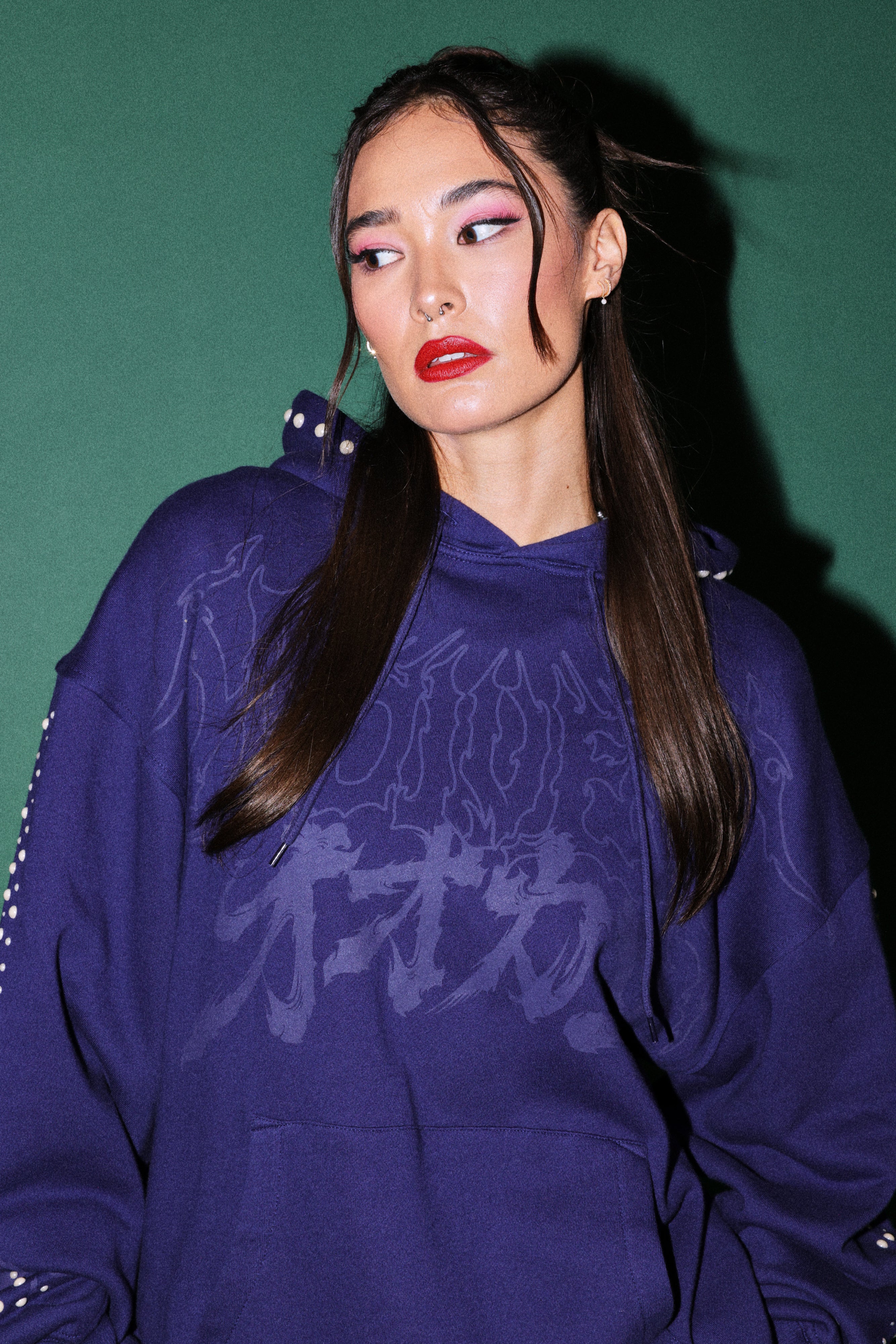 Okami Forever Bishop Hoodie in Royal Navy