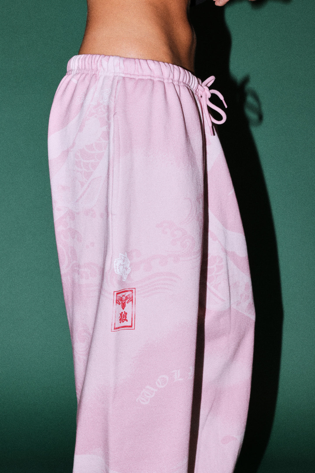 Darc Koi Lightweight Lounger Sweat Pants in Serenity Pink