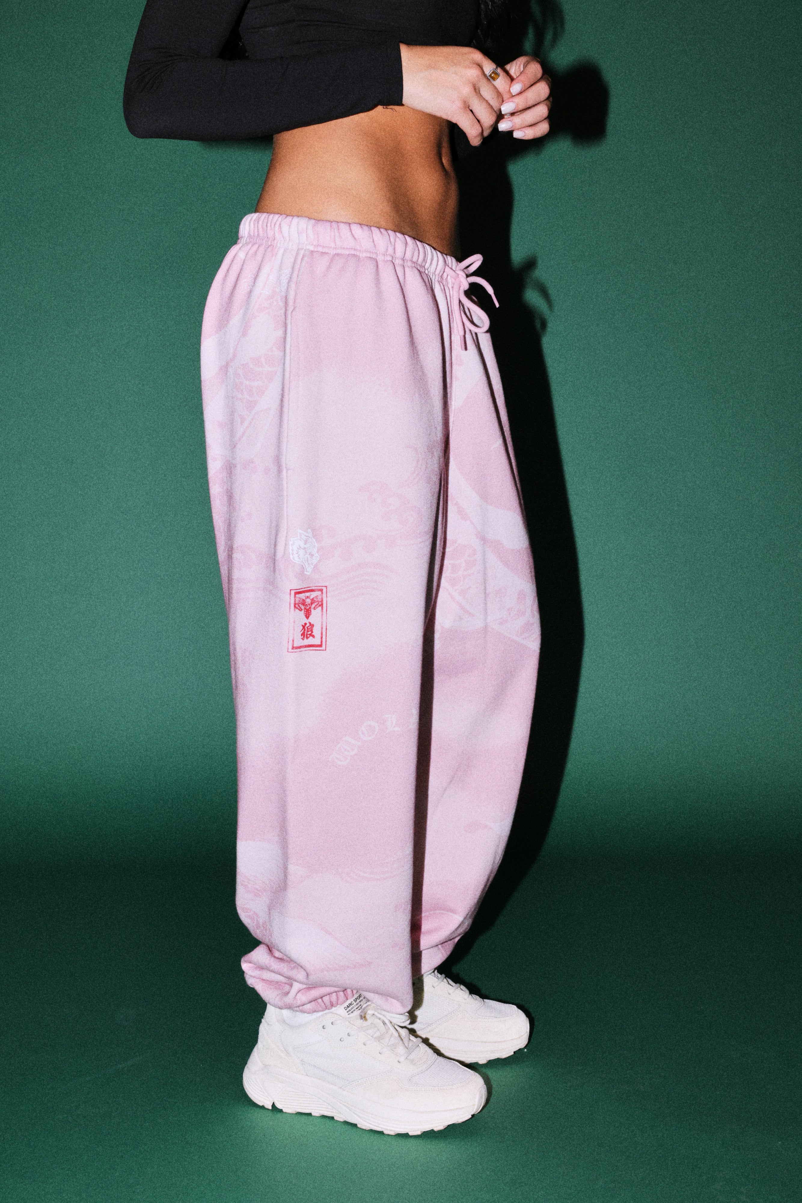 Darc Koi Lightweight Lounger Sweat Pants in Serenity Pink