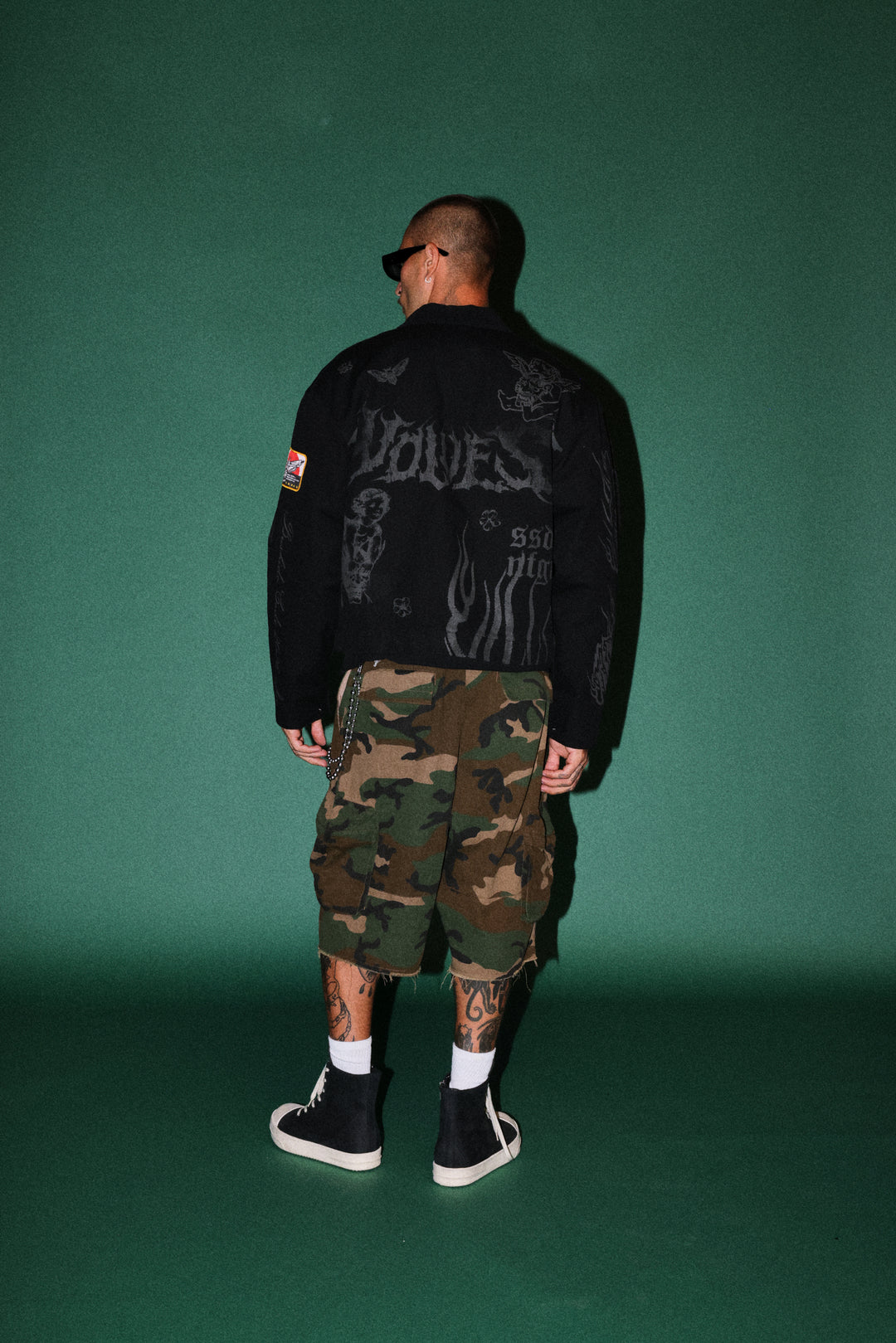 The Eagle & The Oni Earl Jacket in Black