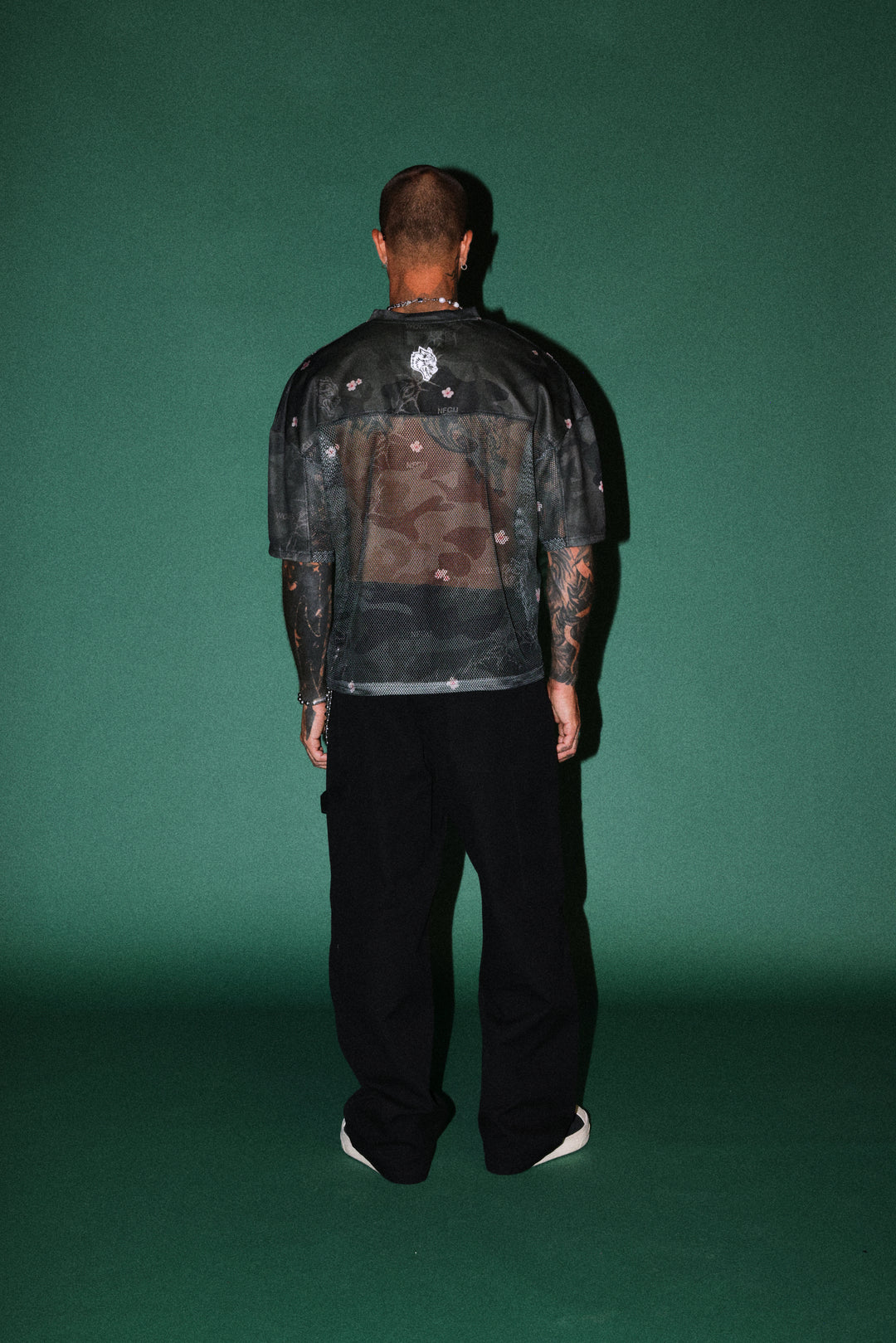Ghost Oni Emmitt Football Jersey in Warrior In A Garden Black Camo