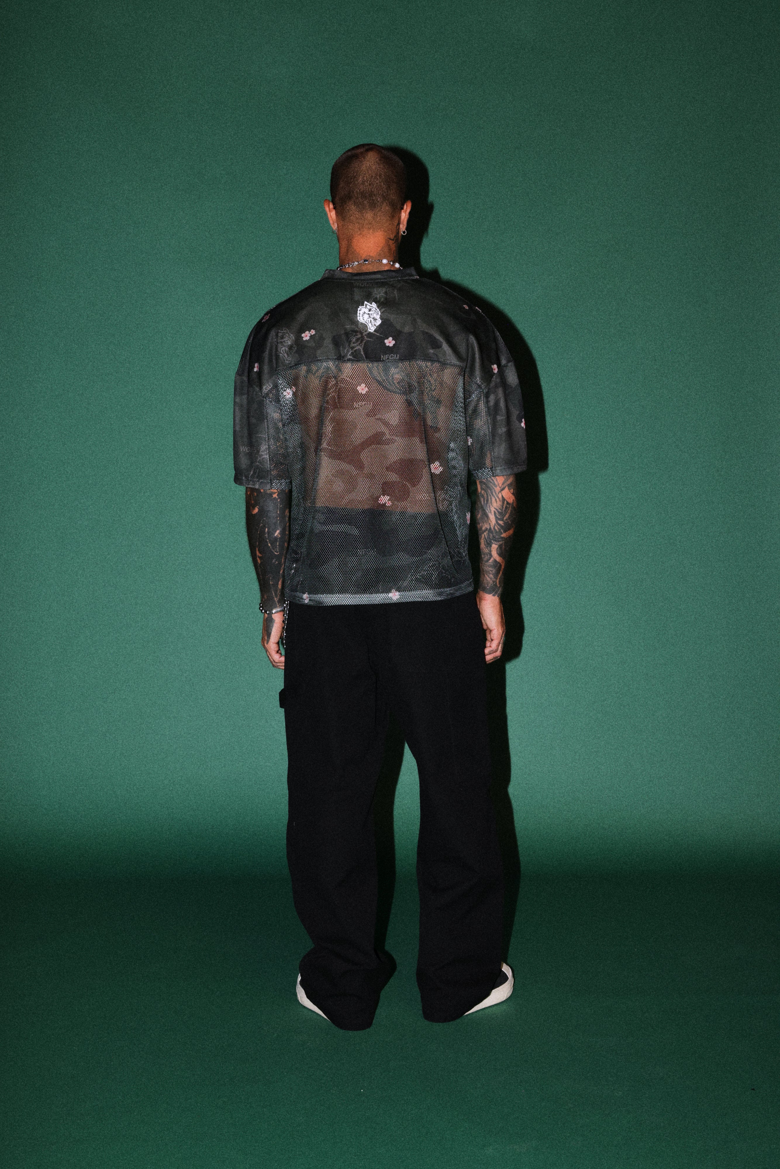 Ghost Oni Emmitt Football Jersey in Warrior In A Garden Black Camo