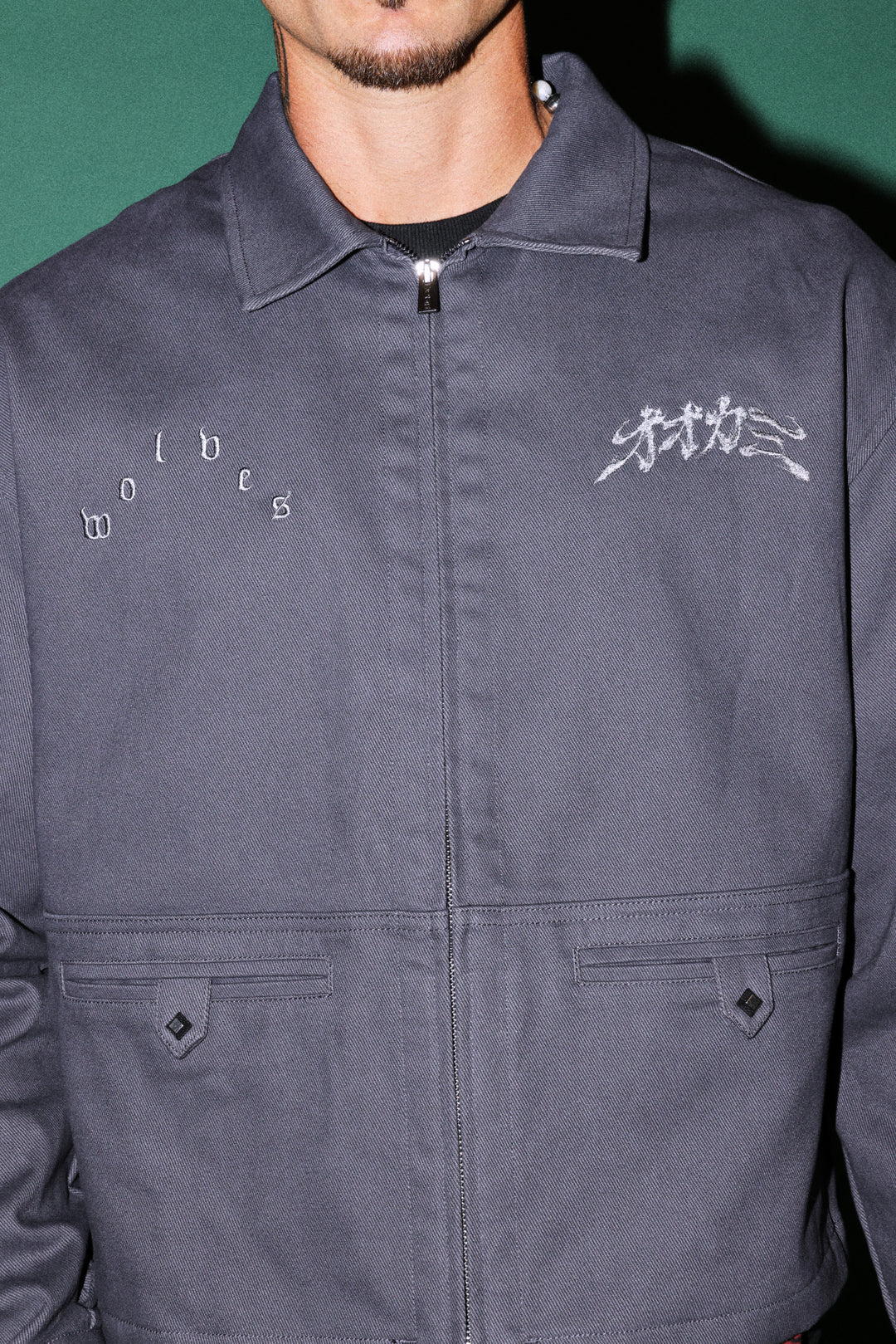 Oni-Genba Redford Shirt Jacket in Washed Navy