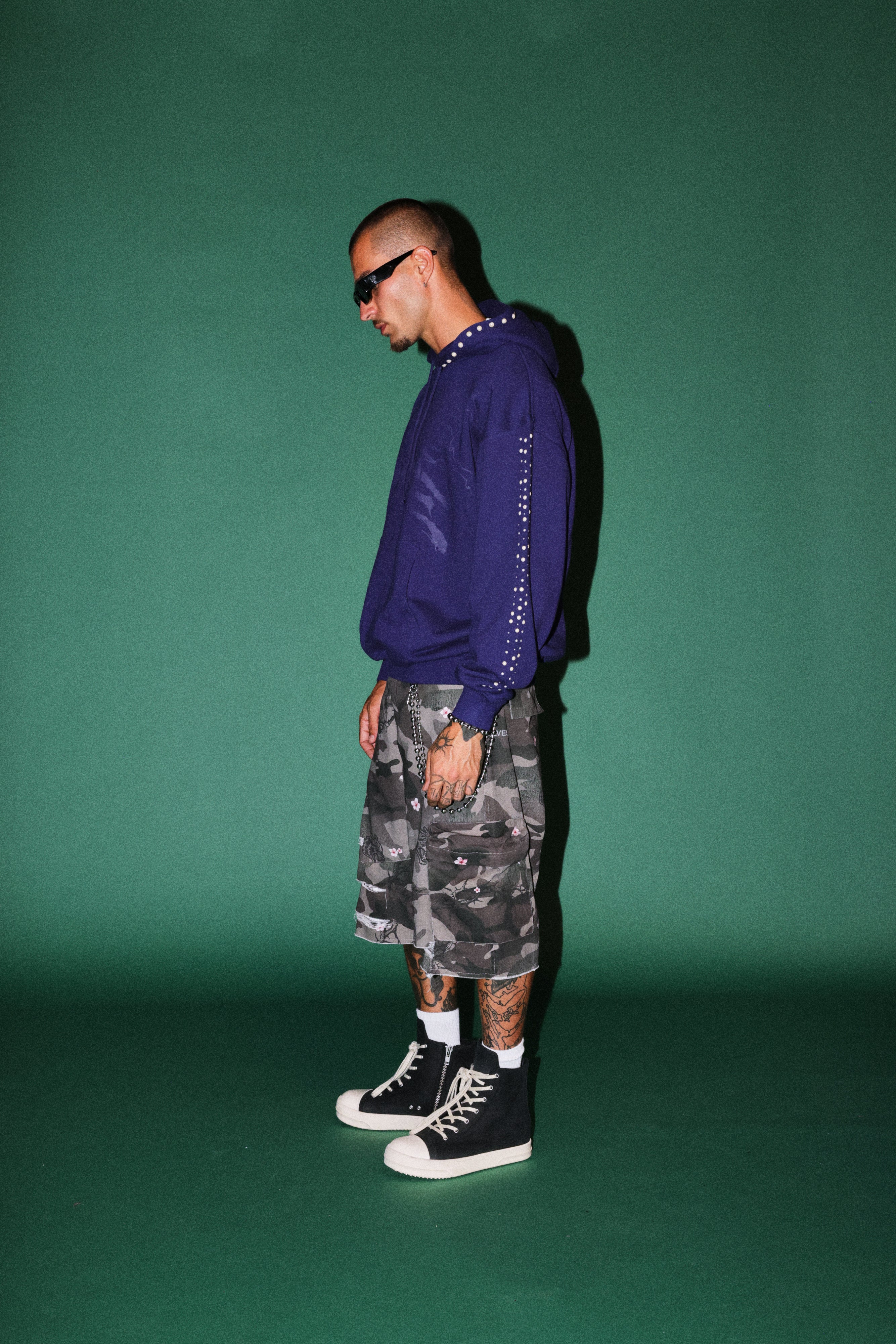 Okami Forever Bishop Hoodie in Royal Navy