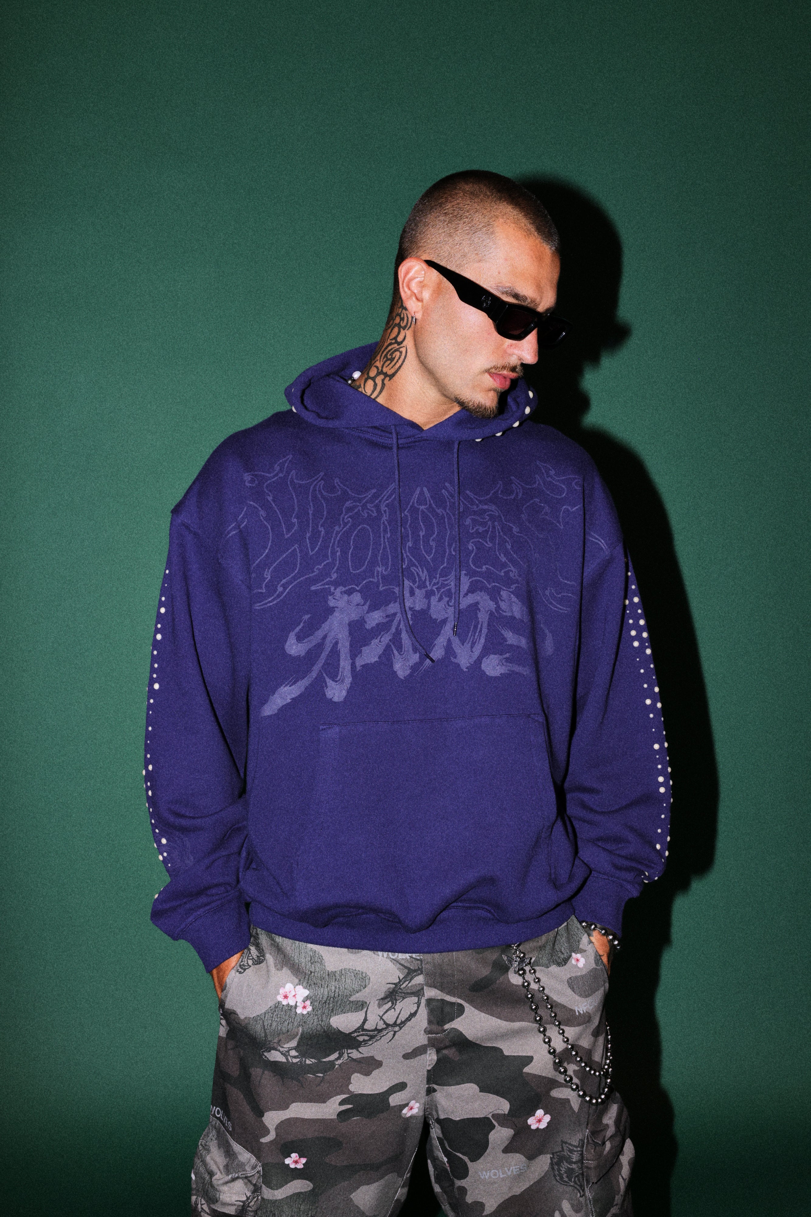 Okami Forever Bishop Hoodie in Royal Navy