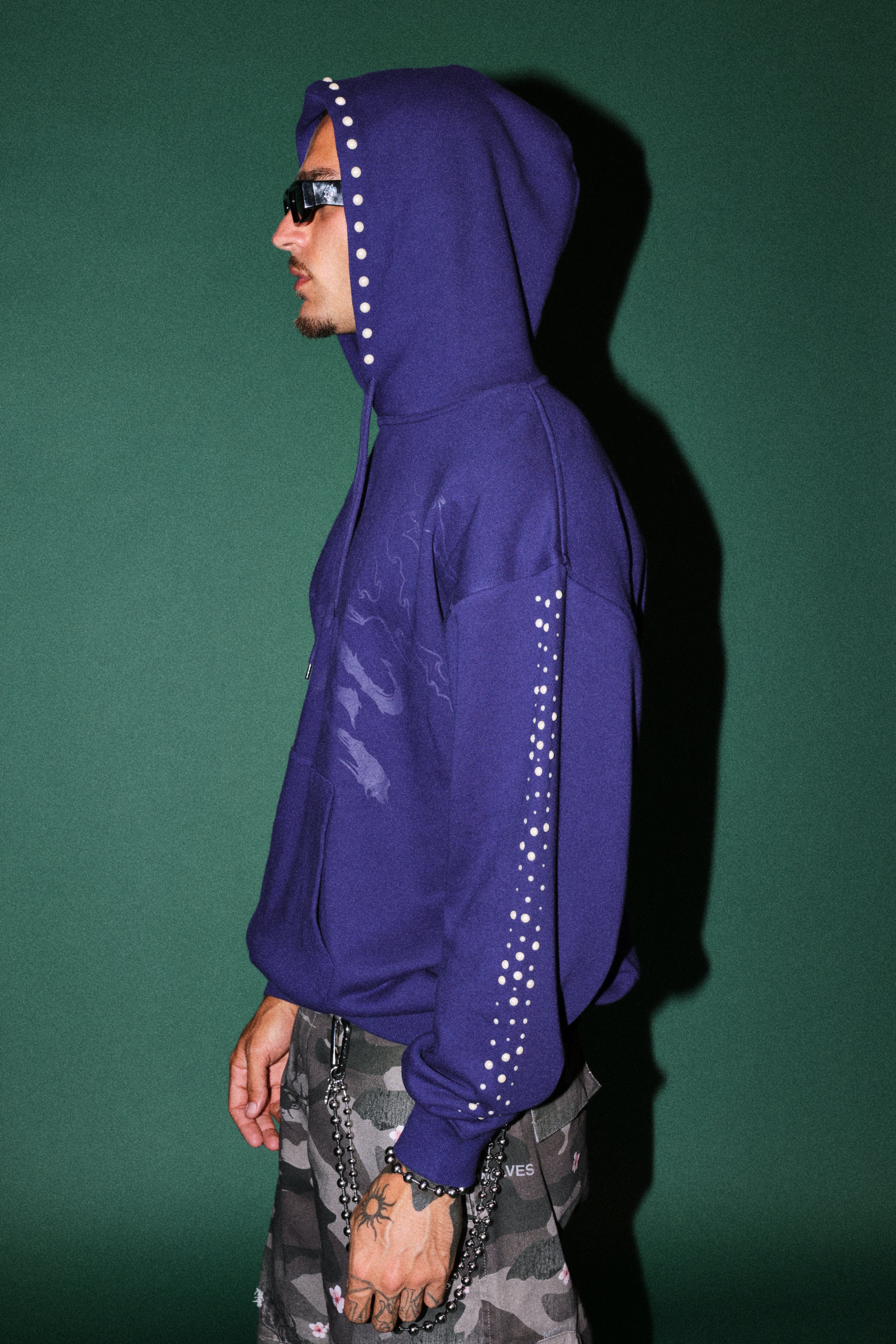 Okami Forever Bishop Hoodie in Royal Navy