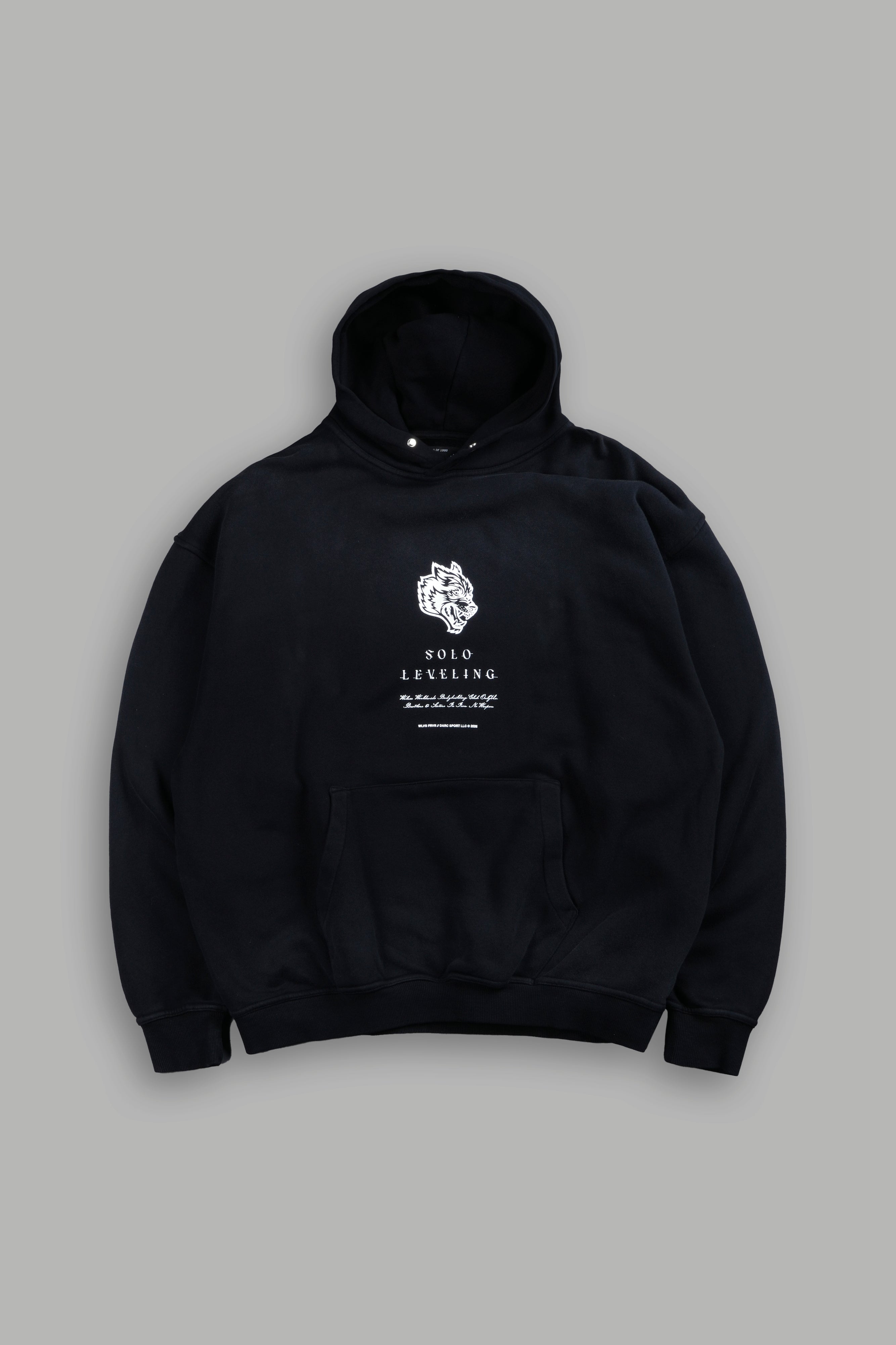 Celestial Knight "Pierce" Hoodie in Black Sun Fade