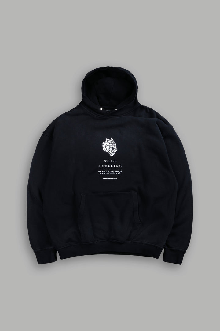Celestial Knight "Pierce" Hoodie in Black Sun Fade