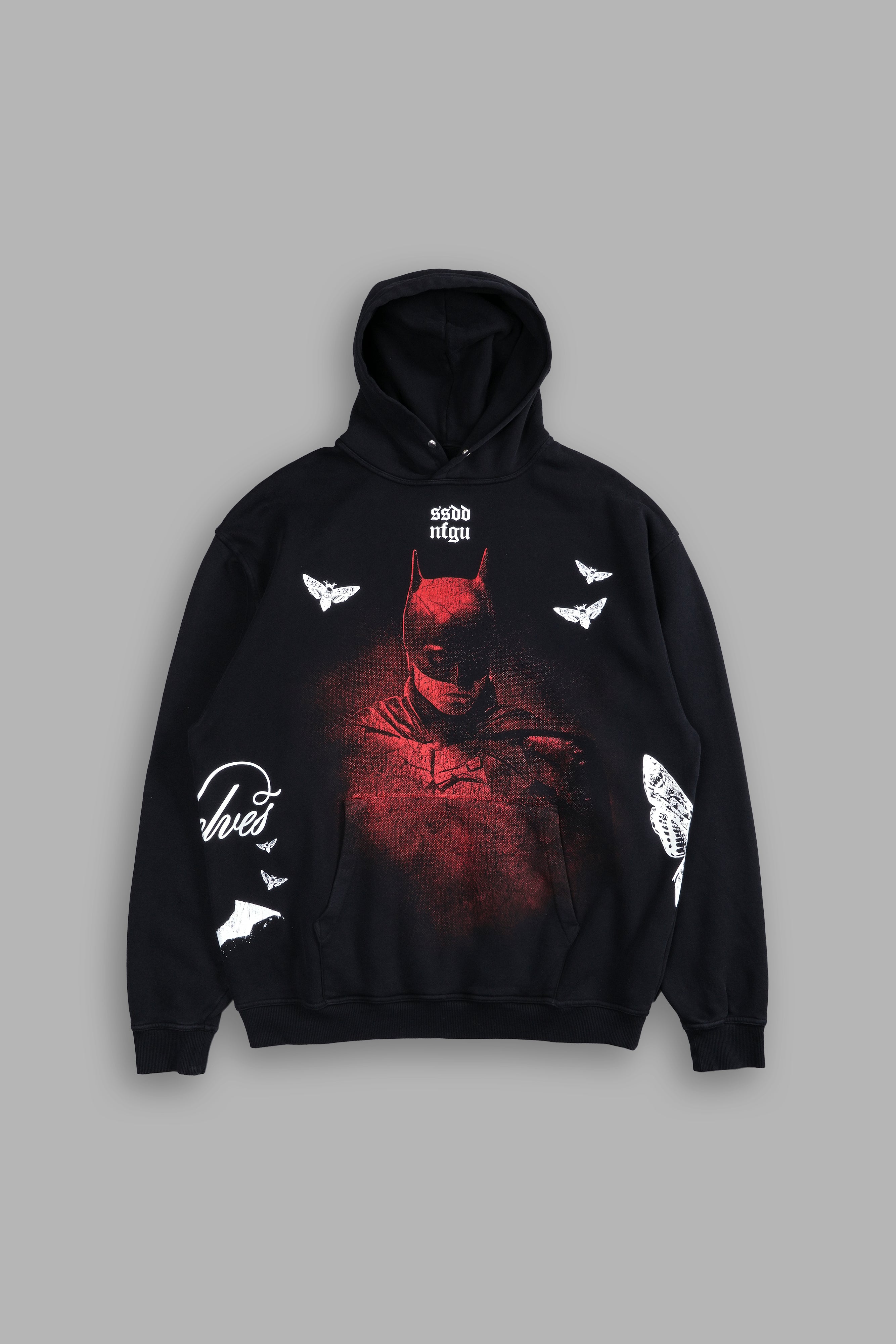 (1 Of 500) The Batman "Pierce" Hoodie in Black