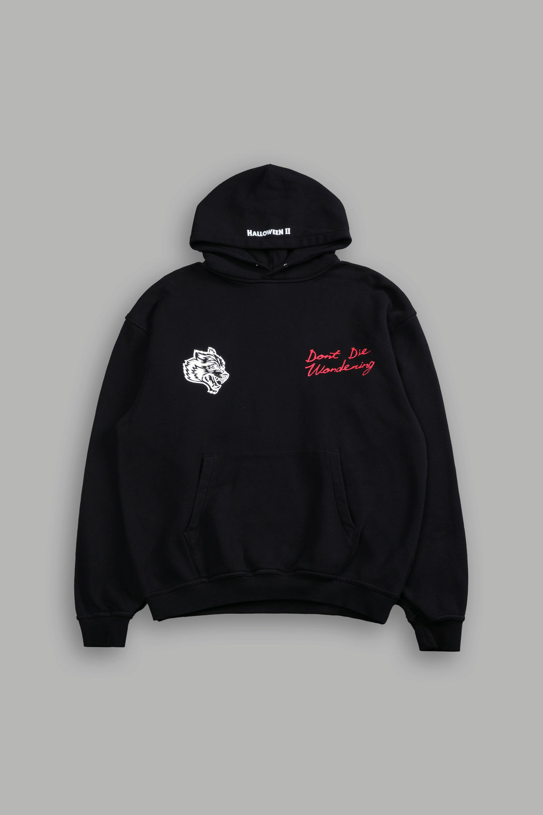 Nowhere to Run "Pierce" Hoodie in Black Drift Wash