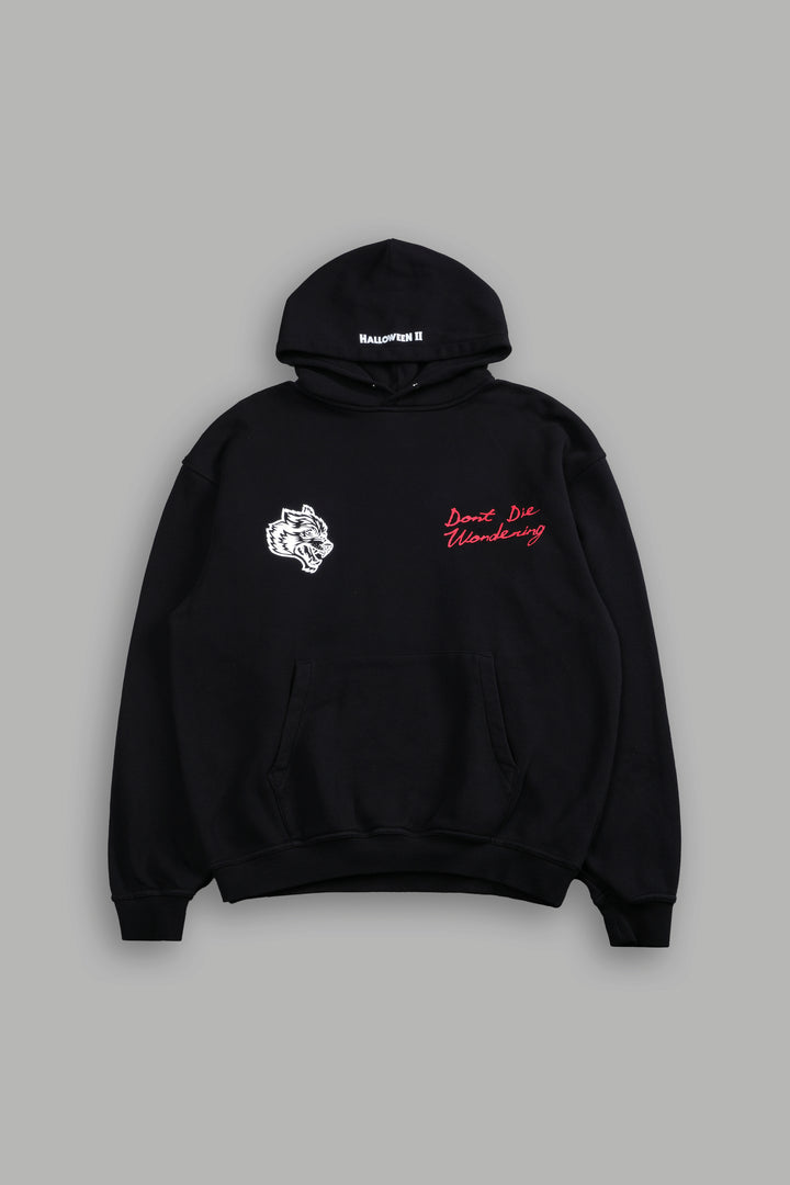 Nowhere to Run "Pierce" Hoodie in Black Drift Wash