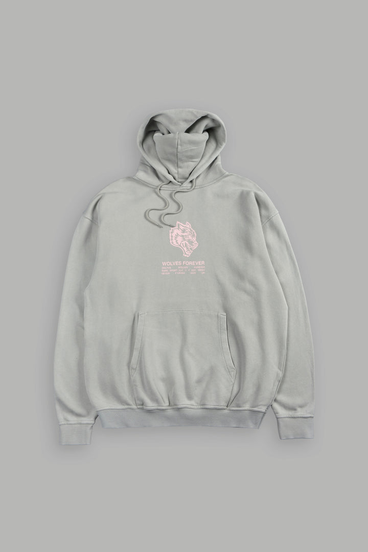 Gradient Wolves Have Your Back Bishop Hoodie In Owen Green