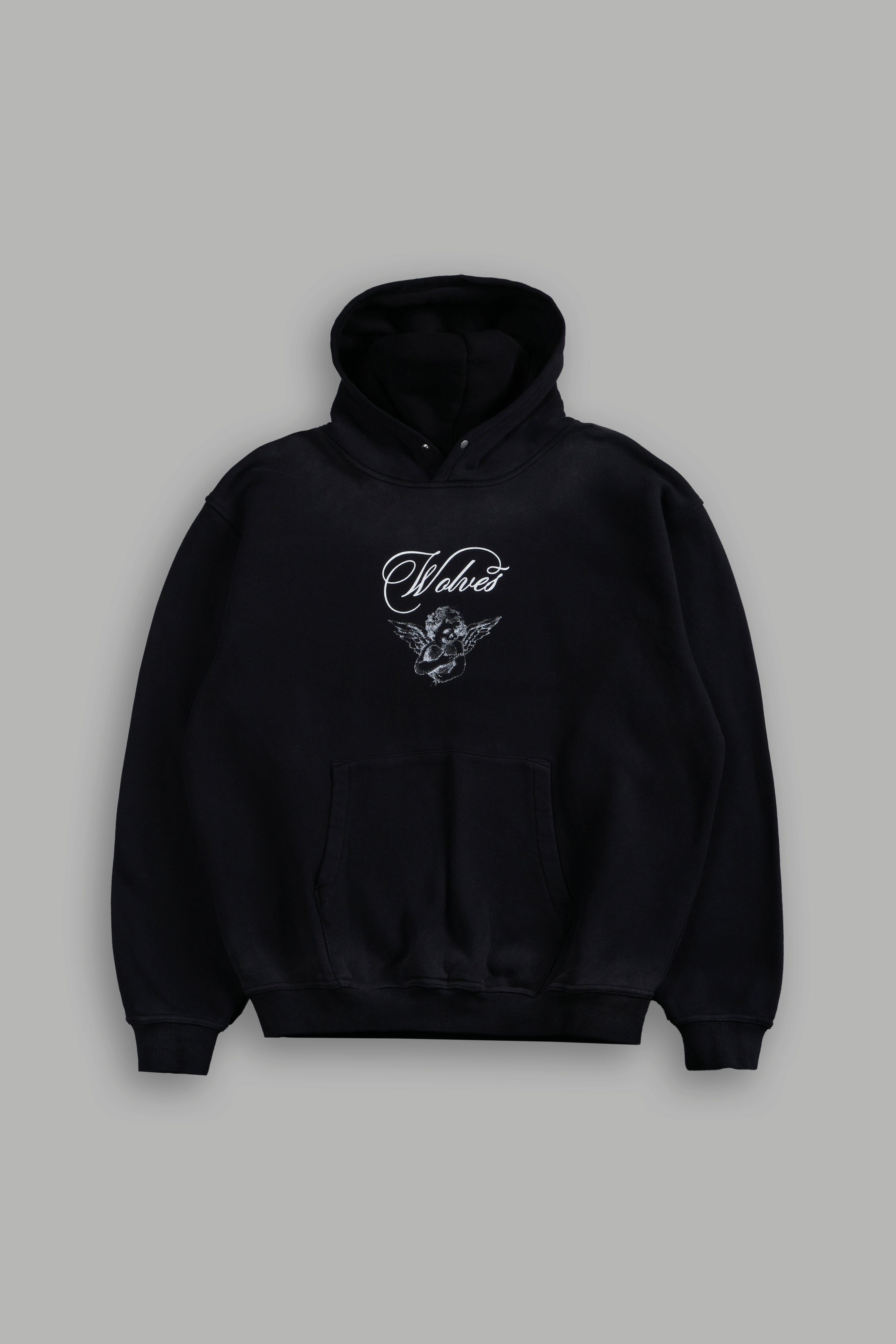 (1 OF 500) Divine Light "Pierce" Hoodie in Black Drift Wash