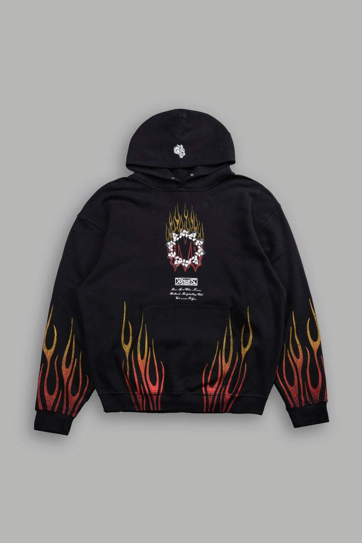 Mickey Forever Pierce Hoodie in Black