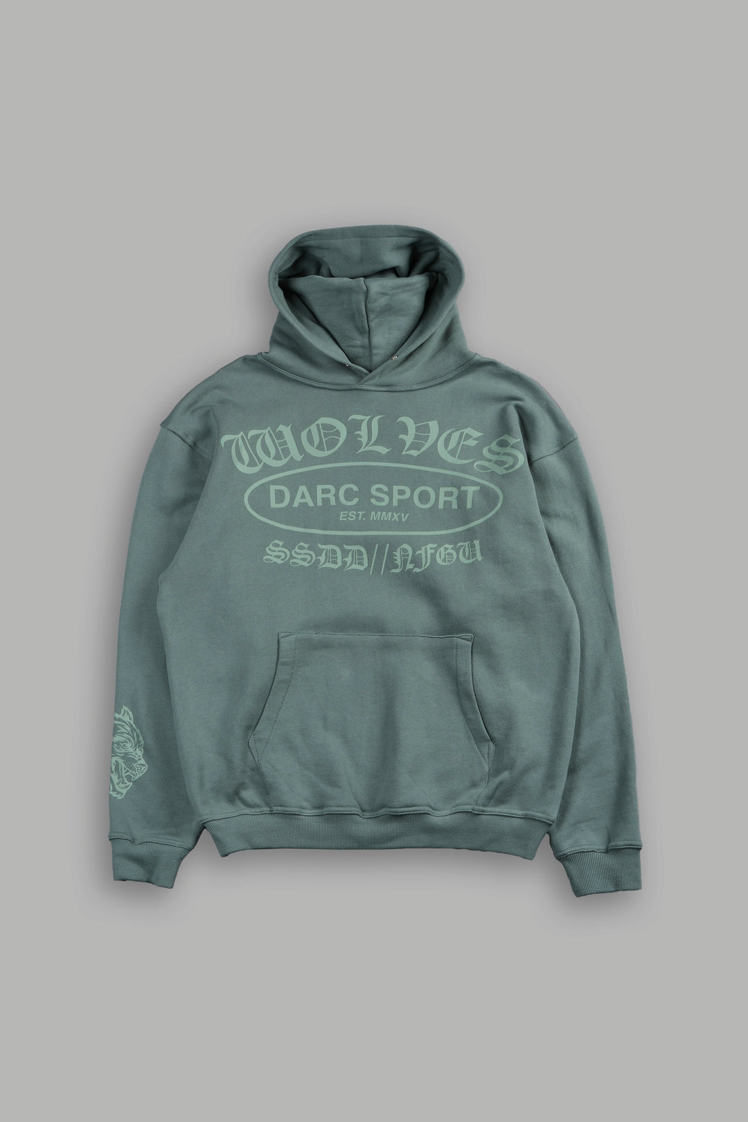 Darc Emblem Pierce Hoodie In Hunter Green