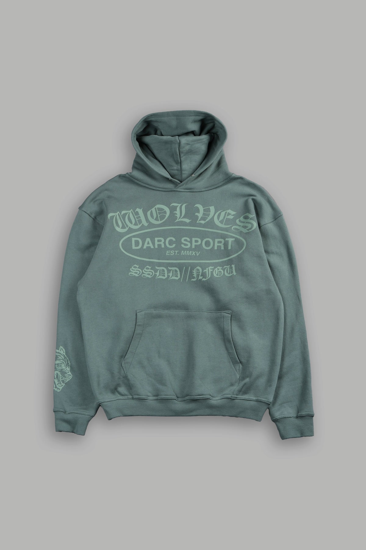 Darc Emblem Pierce Hoodie In Hunter Green