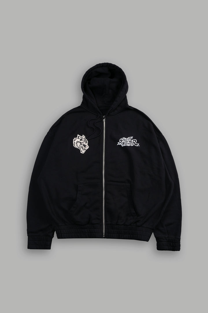 Stability She "Chambers" Zip Hoodie in Black