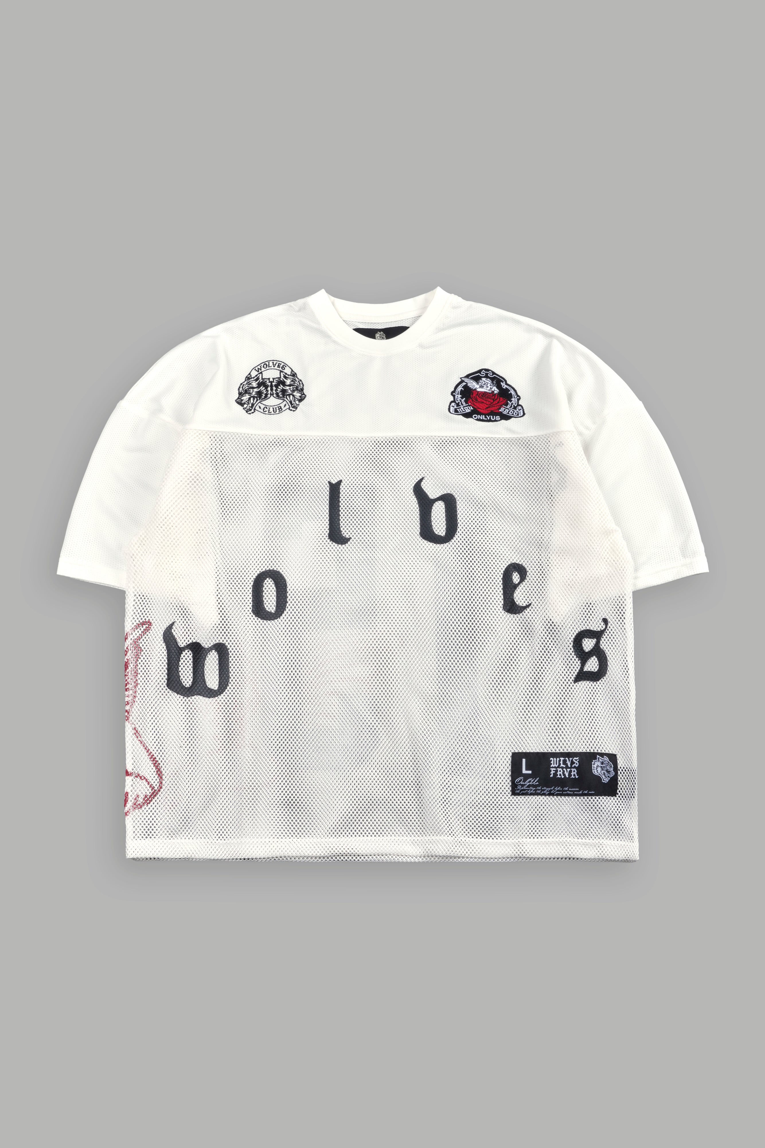 Wolves Pyramid Bobby B Jersey in White