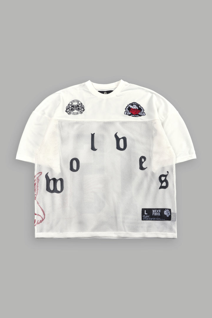 Wolves Pyramid Bobby B Jersey in White
