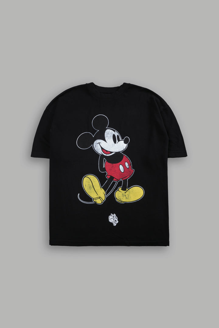 Mickey Mouse Premium Oversized Tee in Black