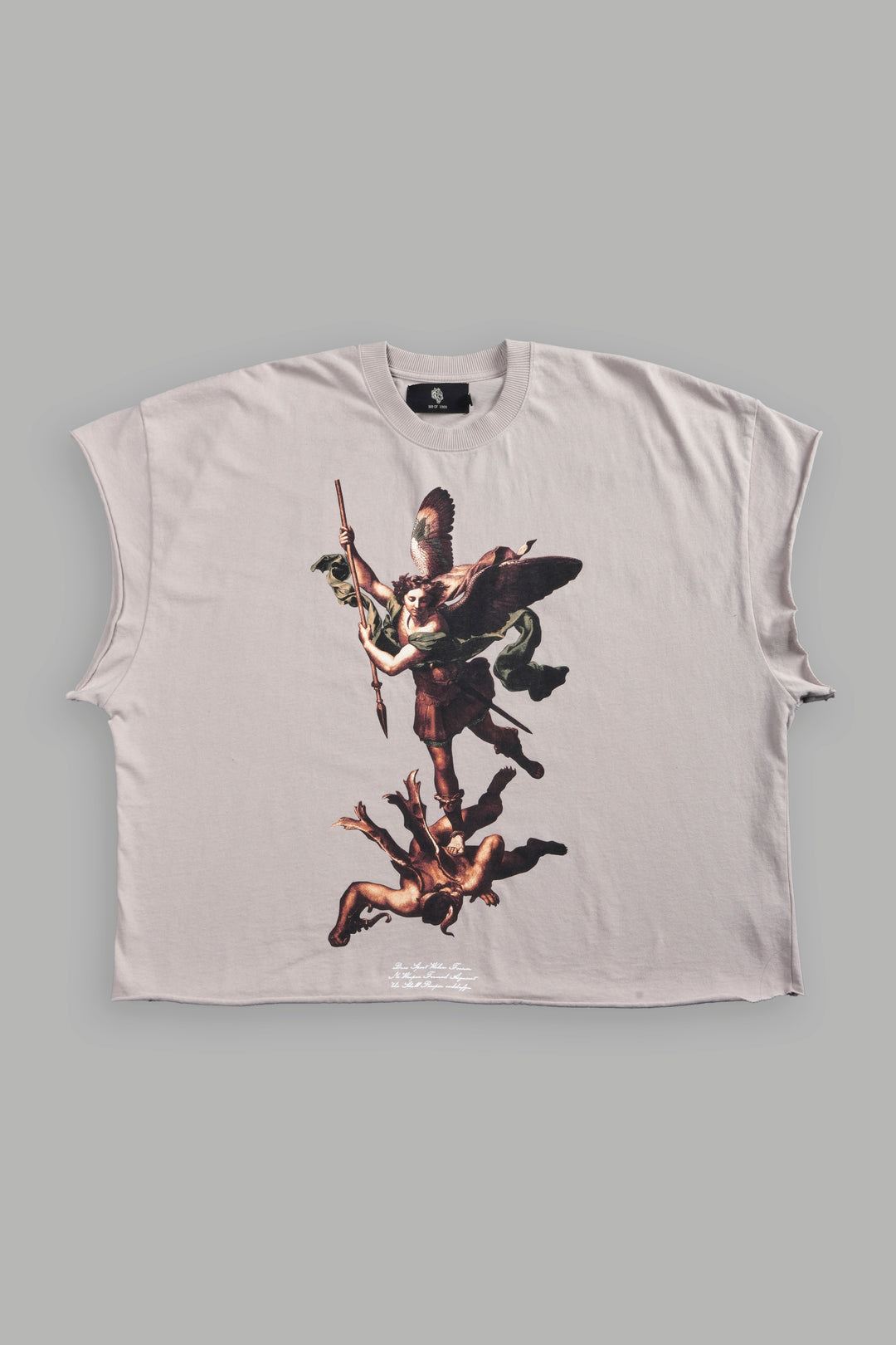 Triumph Grunge Cut-Off Tee in Clay