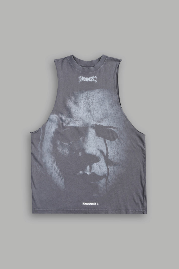 Michael Forever Tommy Muscle Tee In Slate Gray