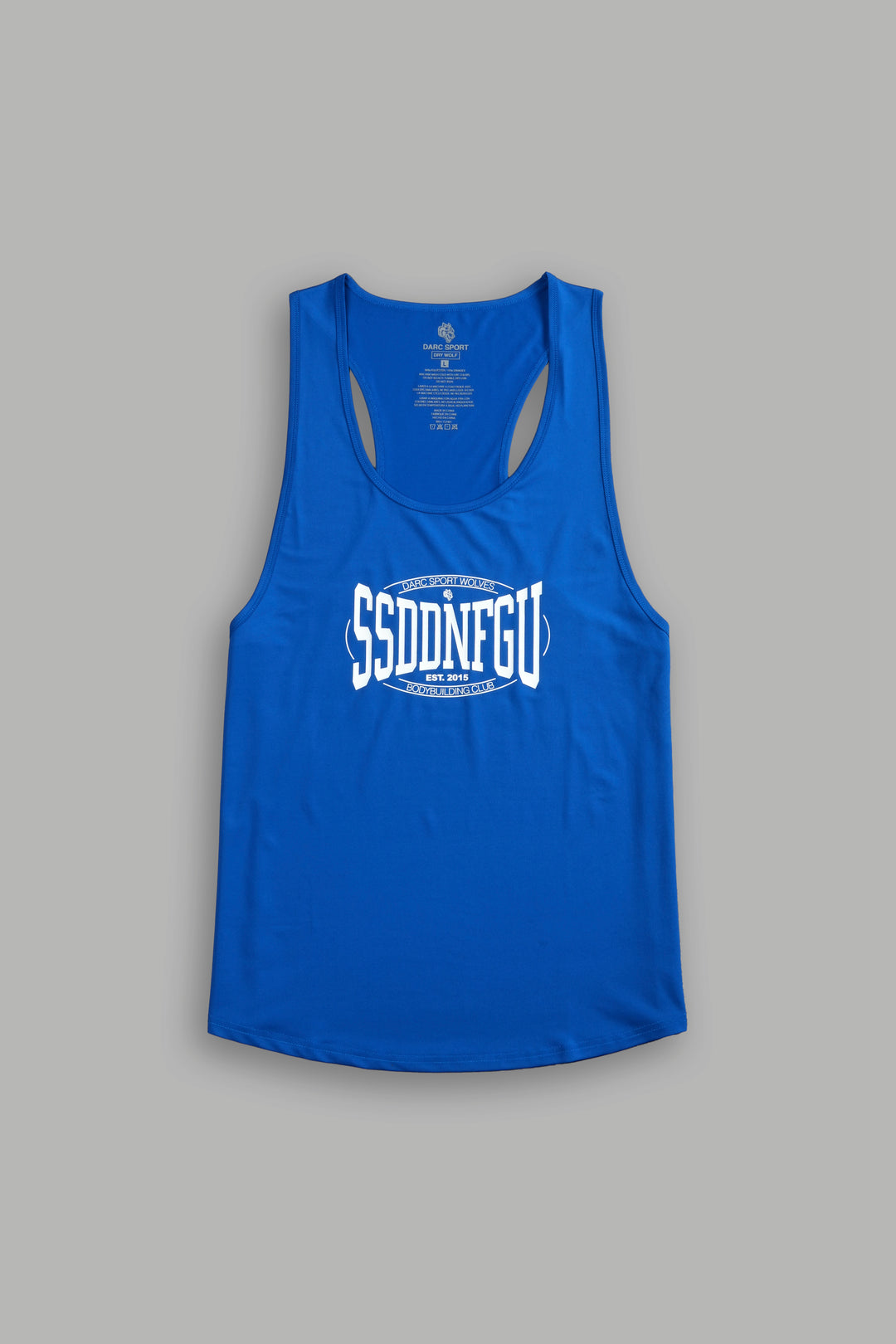 SSDDNFGU FRVR "Dry Wolf" Mecca Tank in Cobalt Blue