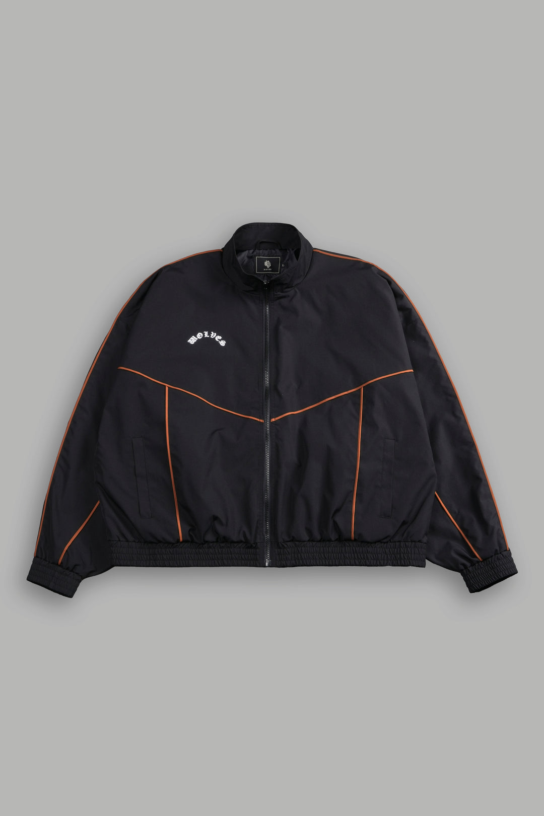 Wolves Quinn Unisex Track Jacket in Black/Desert
