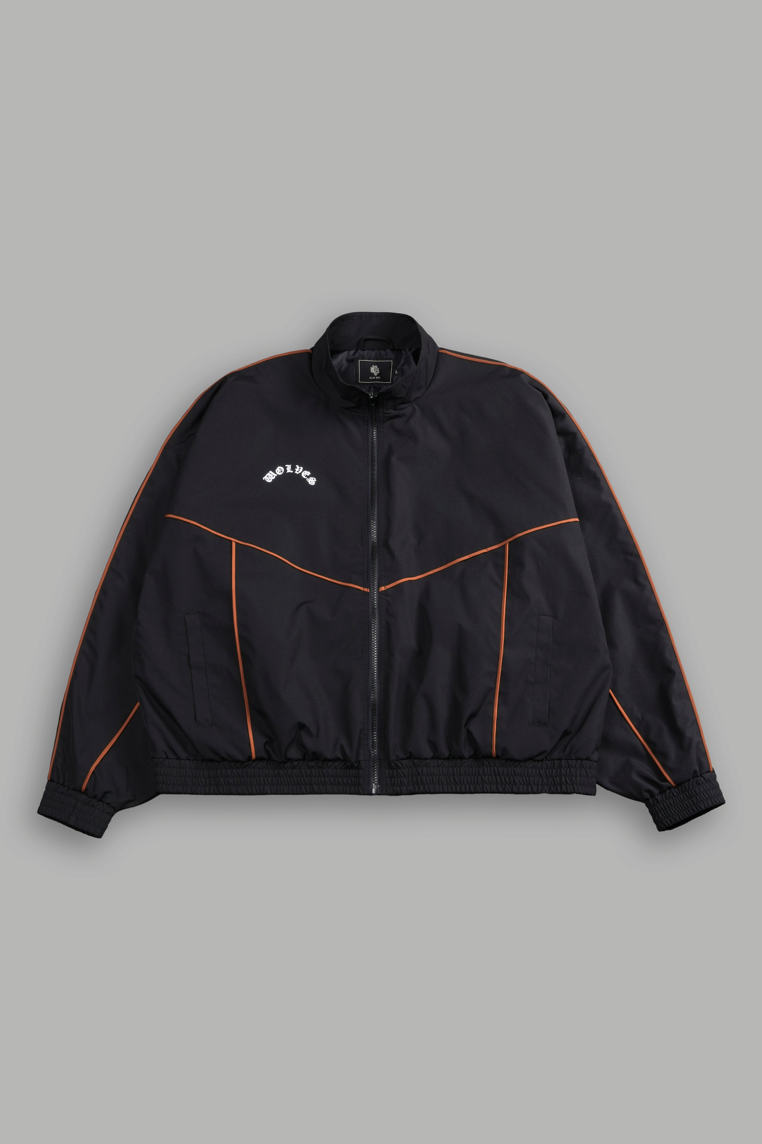 Wolves Quinn Unisex Track Jacket in Black/Desert