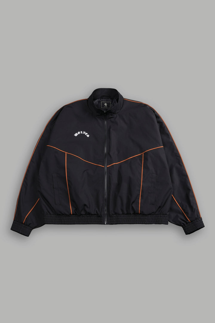 Wolves Quinn Unisex Track Jacket in Black/Desert