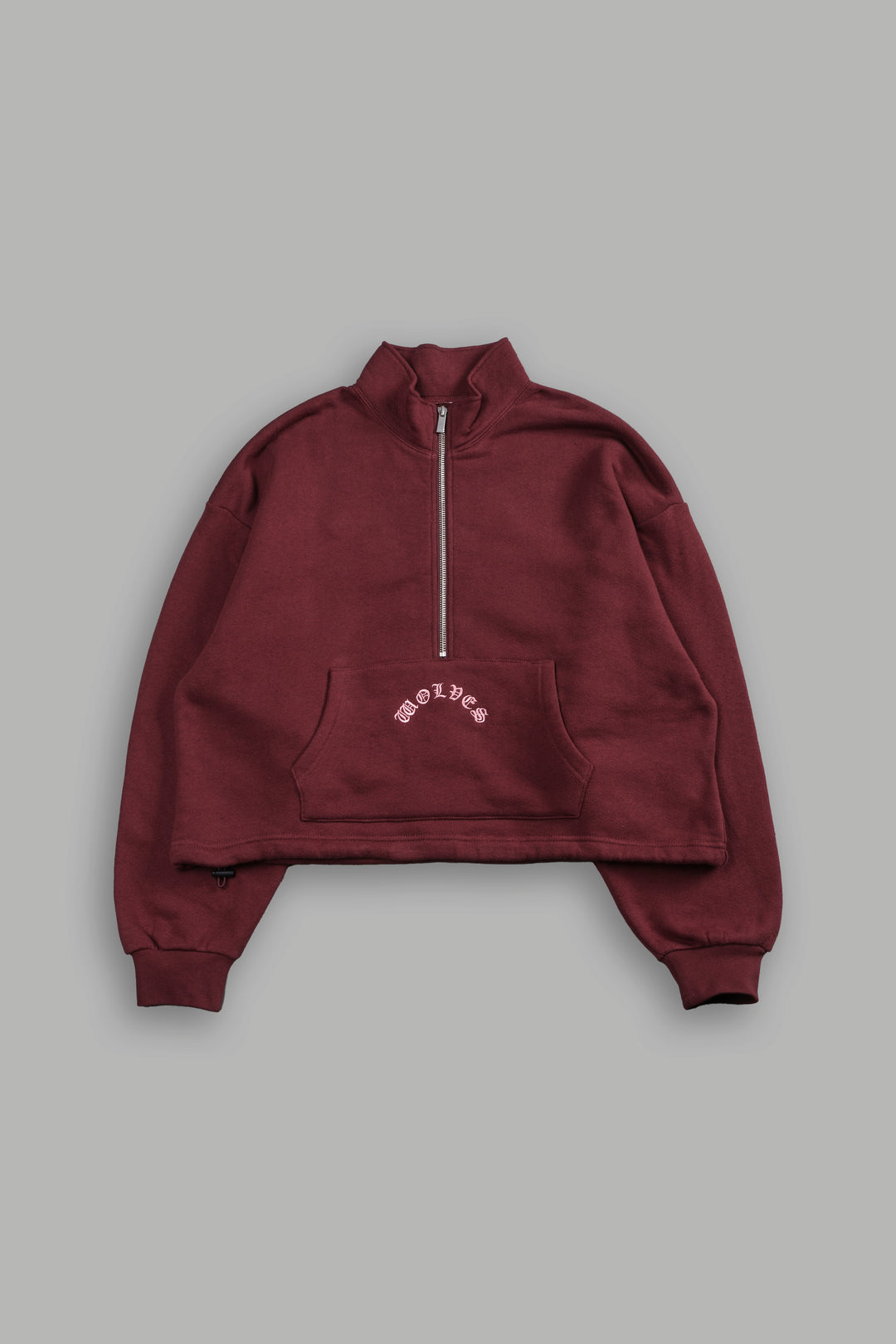 Wolf Chopper Oversized "Everson" Mockneck Sweater in Oxblood