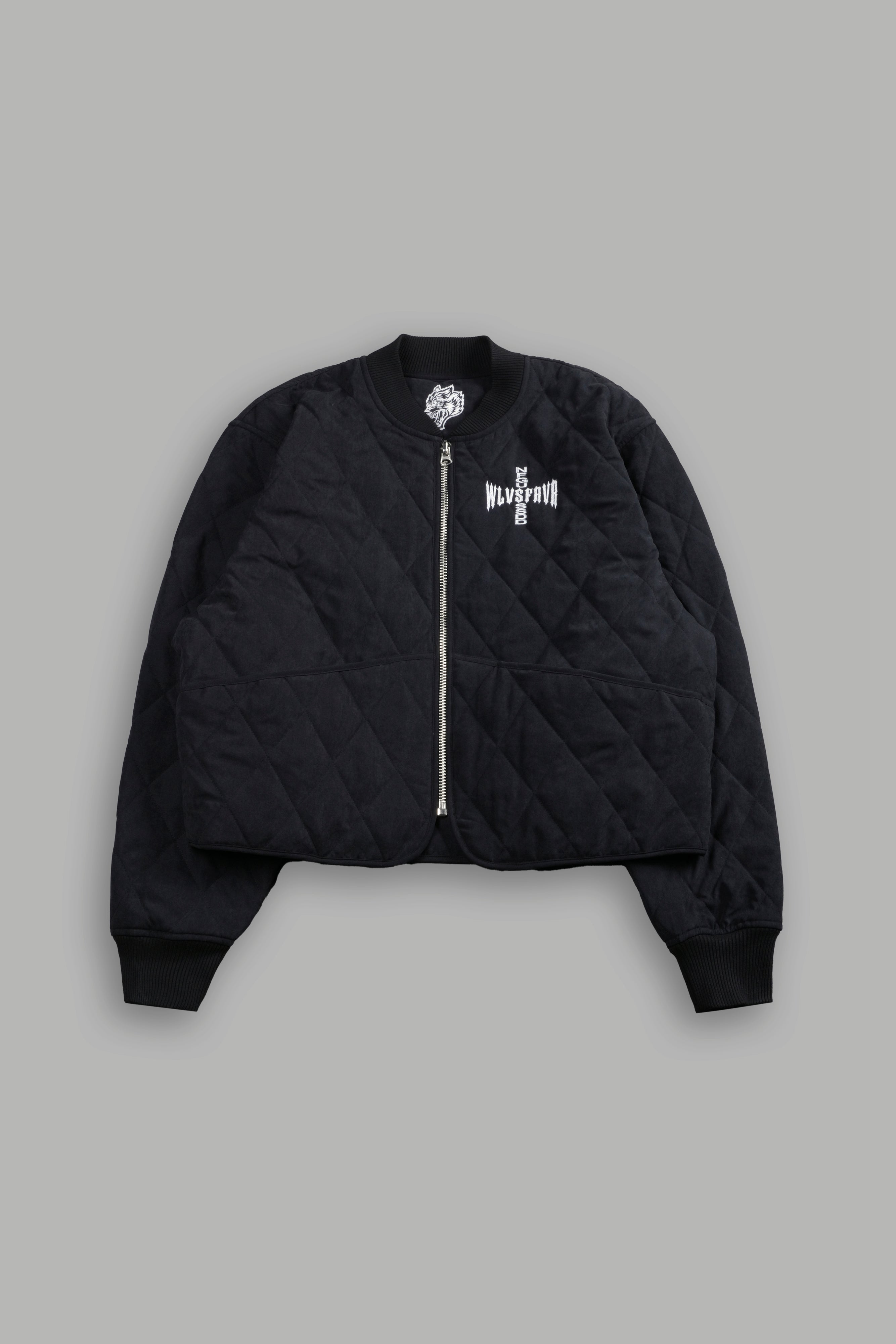 Iron Code Wide Darco Quilted Jacket in Black