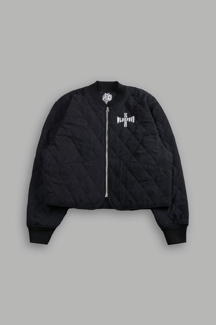 Iron Code Wide Darco Quilted Jacket in Black