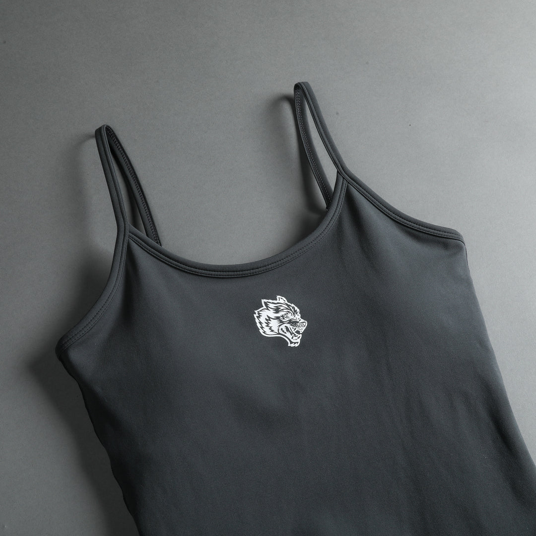 Wolf Head Bella "Energy" Bodysuit in Wolf Gray
