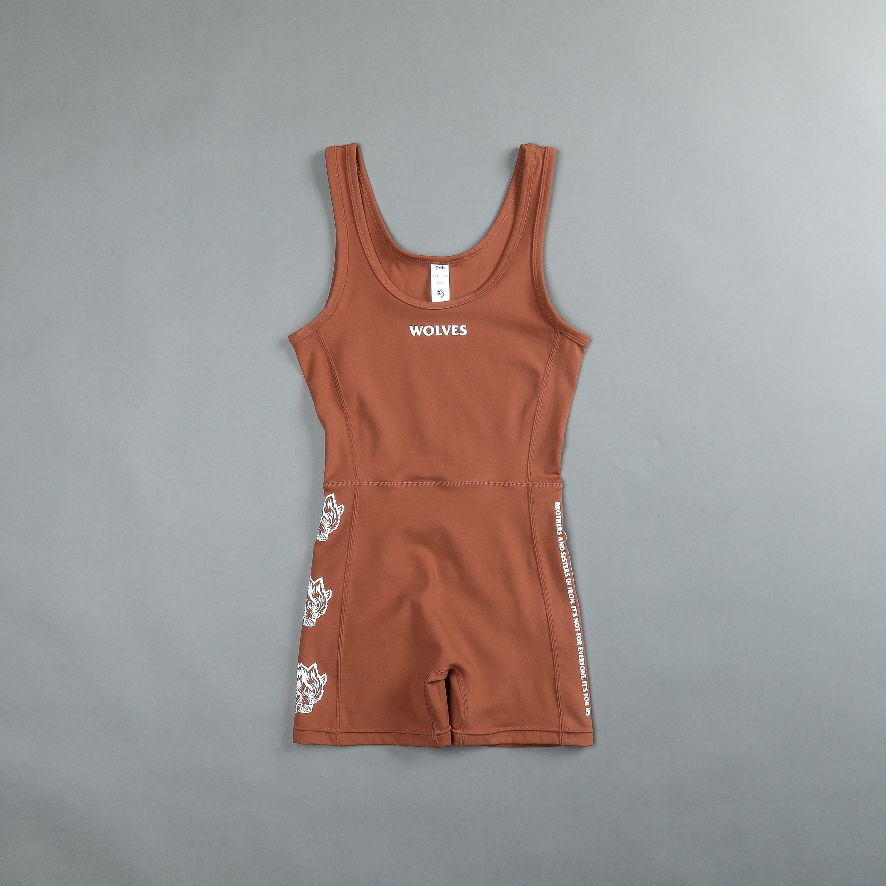 Cerberus Sofia "Energy" Bodysuit in Norse Brown