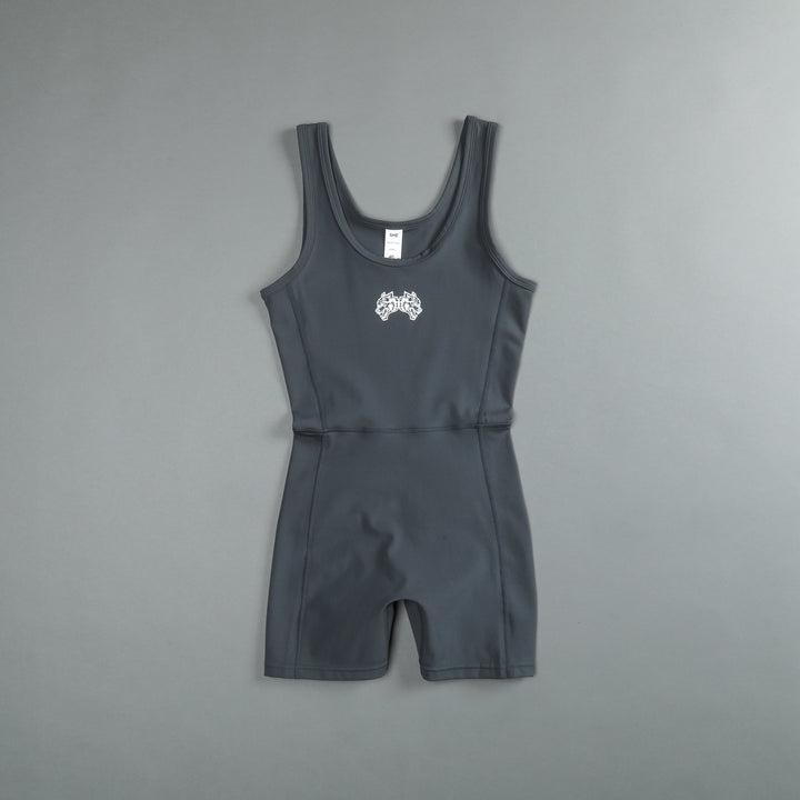 IYKYK Sofia "Energy" Bodysuit in Wolf Gray